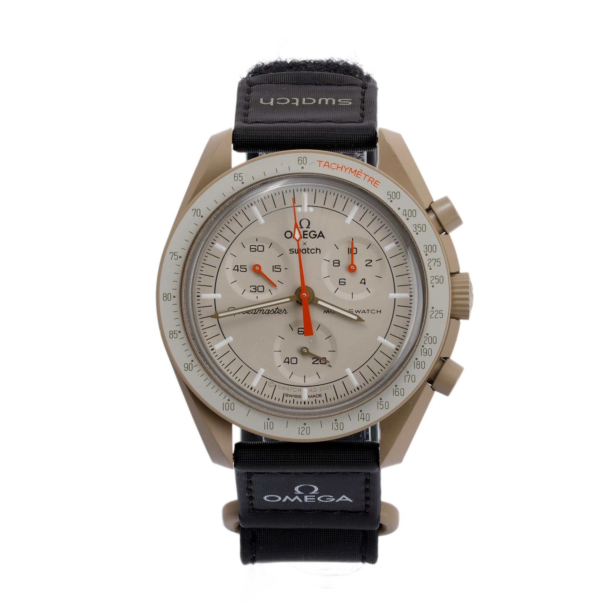 Omega X Swatch 2023 Bioceramic Mission to Jupiter MoonSwatch w/ Box & Papers