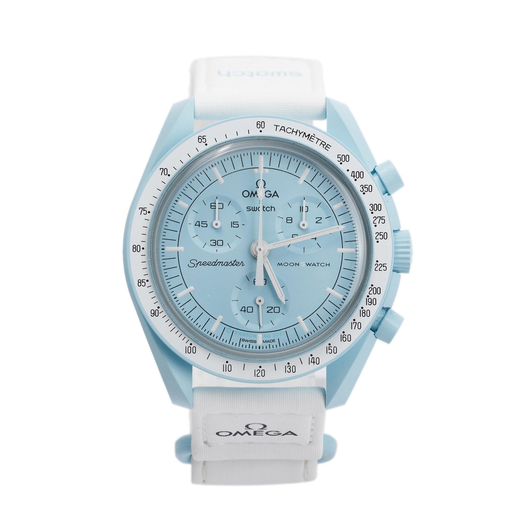 Omega X Swatch 2023 Bioceramic Mission to Uranus MoonSwatch w/ Box