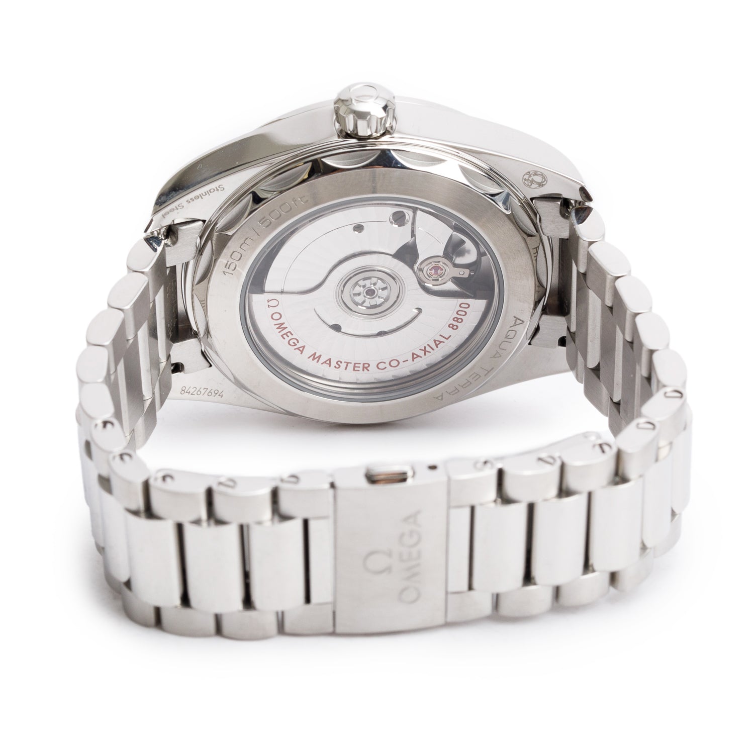 Omega 2023 Stainless Steel Seamaster Aqua Terra Shades Co-Axial Master Chronometer 38 MM Automatic Watch Terracotta Dial w/ Papers