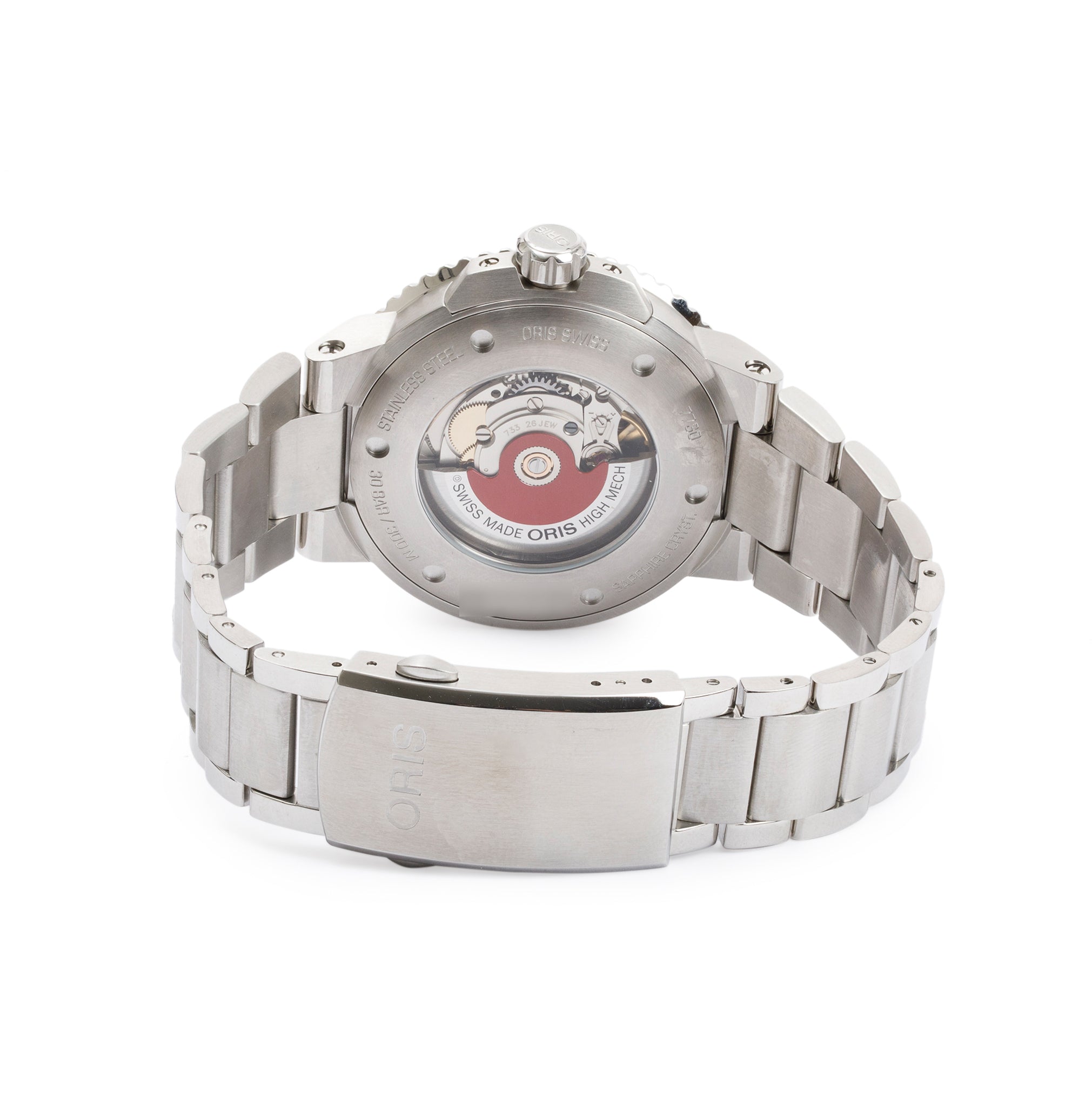 Oris Stainless Steel Aquis Date 43.5 MM Automatic Watch w/ Box & Papers