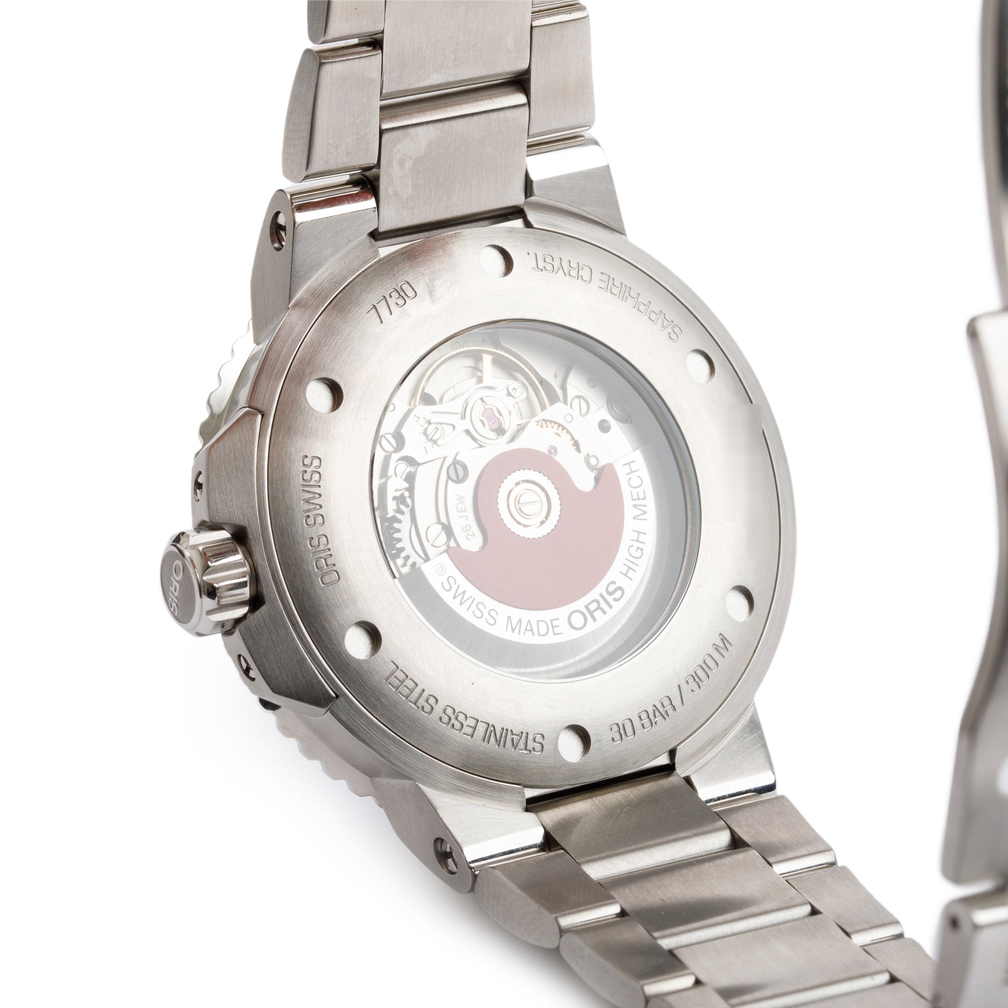 Oris Stainless Steel Aquis Date 43.5 MM Automatic Watch w/ Box & Papers