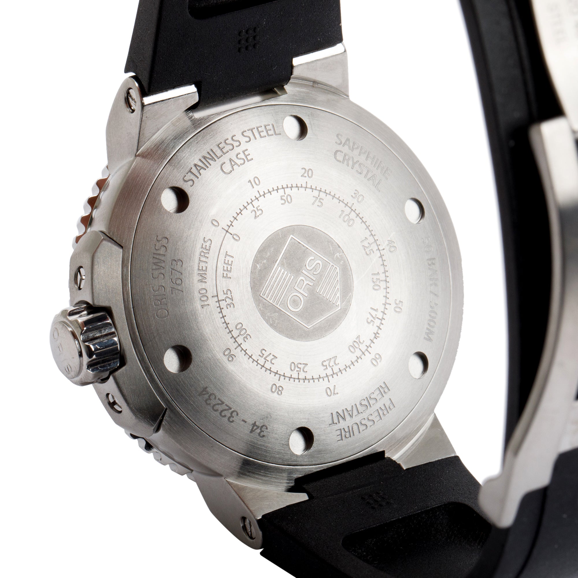 Oris Stainless Steel Aquis Small Second, Date 46 MM Automatic Watch