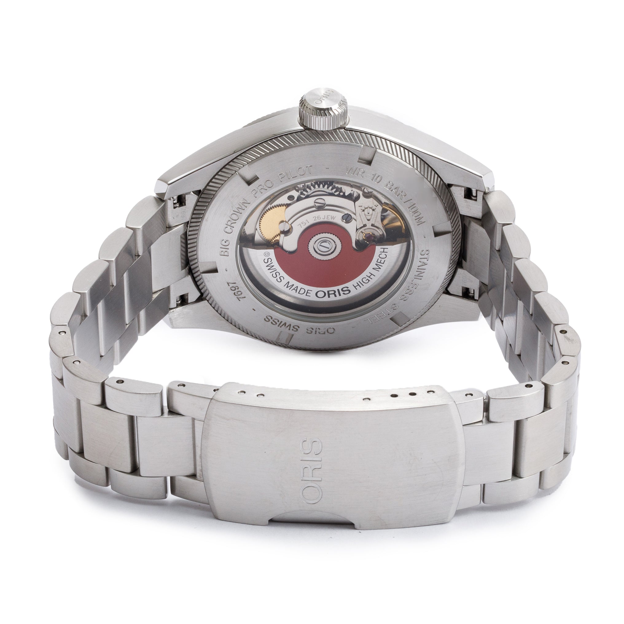 Oris Stainless Steel Big Crown ProPilot 41 MM Automatic Watch w/ Box & papers