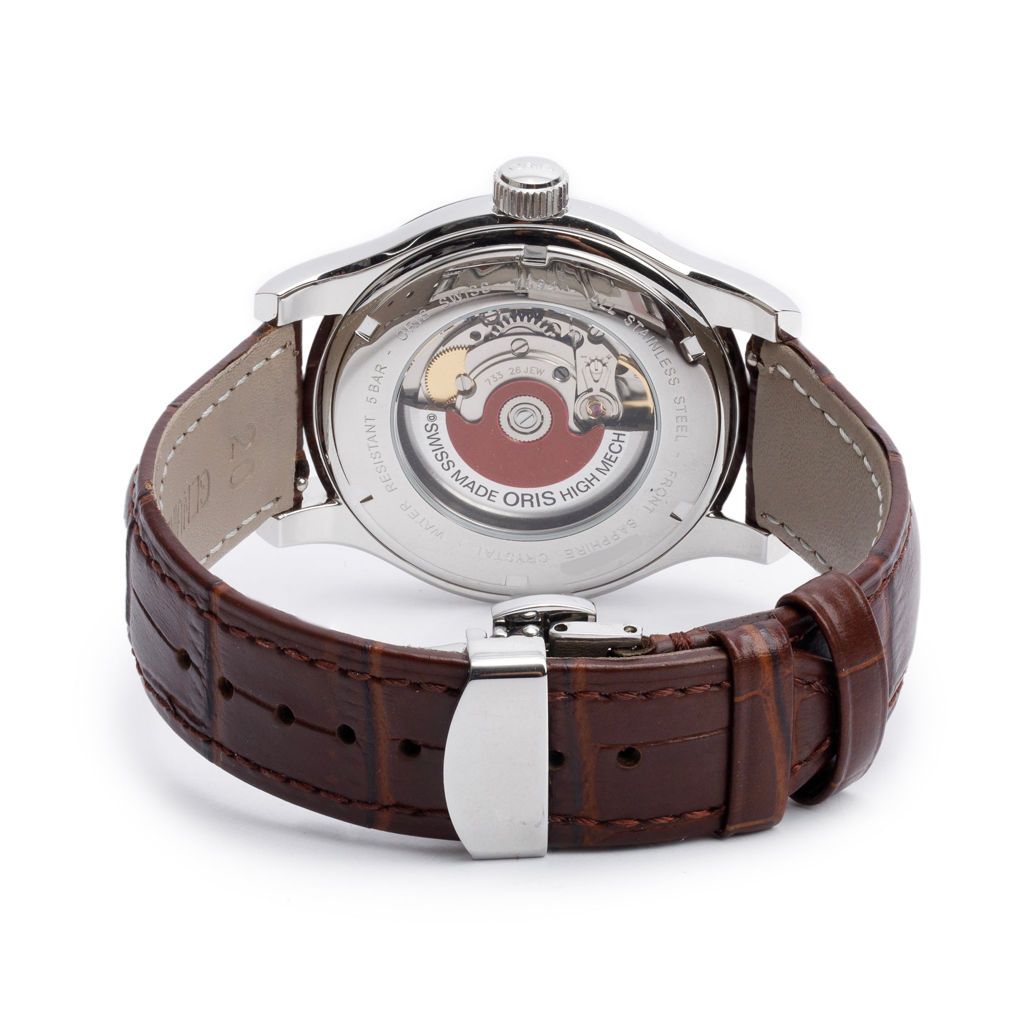 Oris Stainless Steel Classic Date 42 MM Automatic Watch w/ Box & Papers