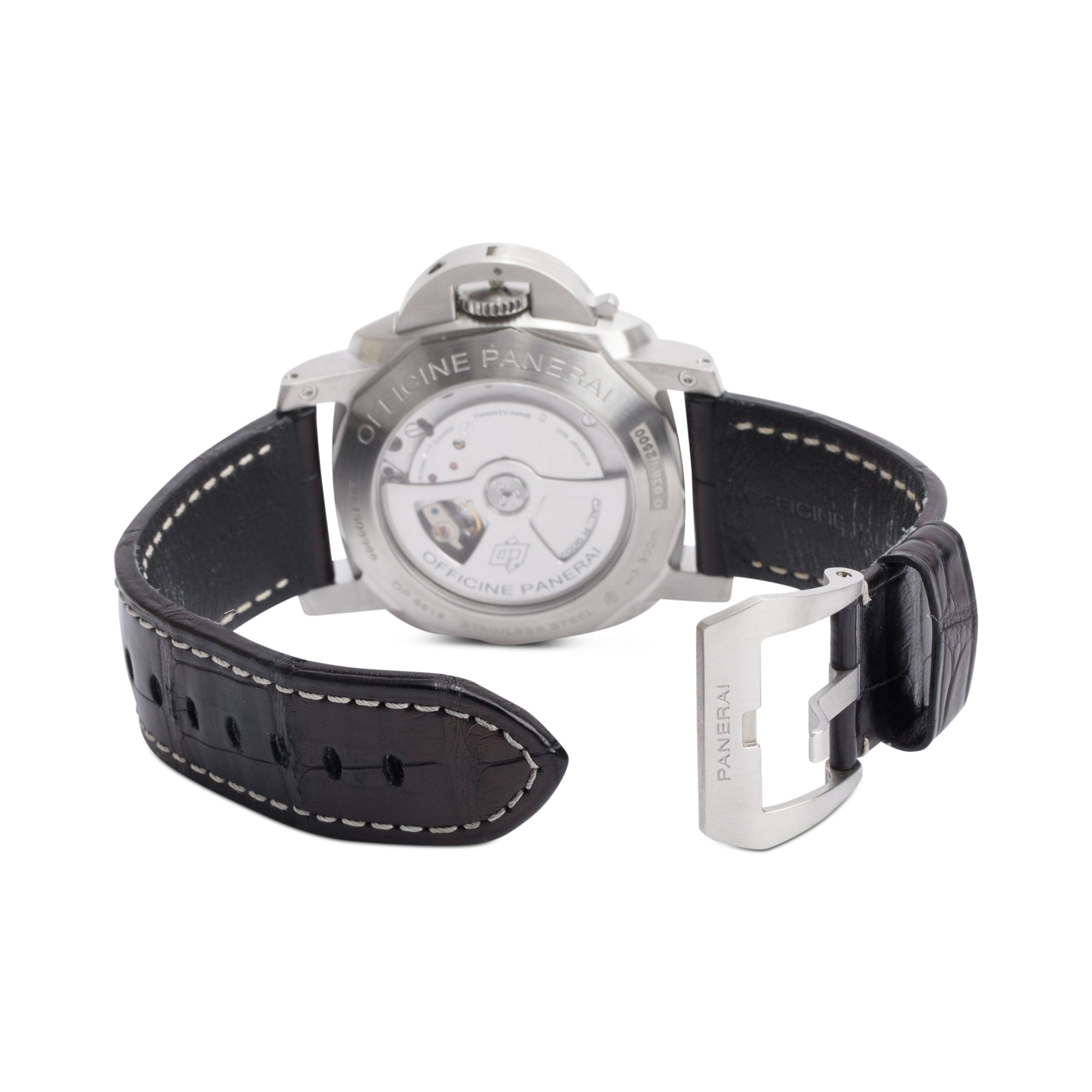 Panerai Stainless Steel Luminor 1950 3 Days GMT Power Reserve 44 MM Automatic Watch PAM00321 w/ Box & Papers