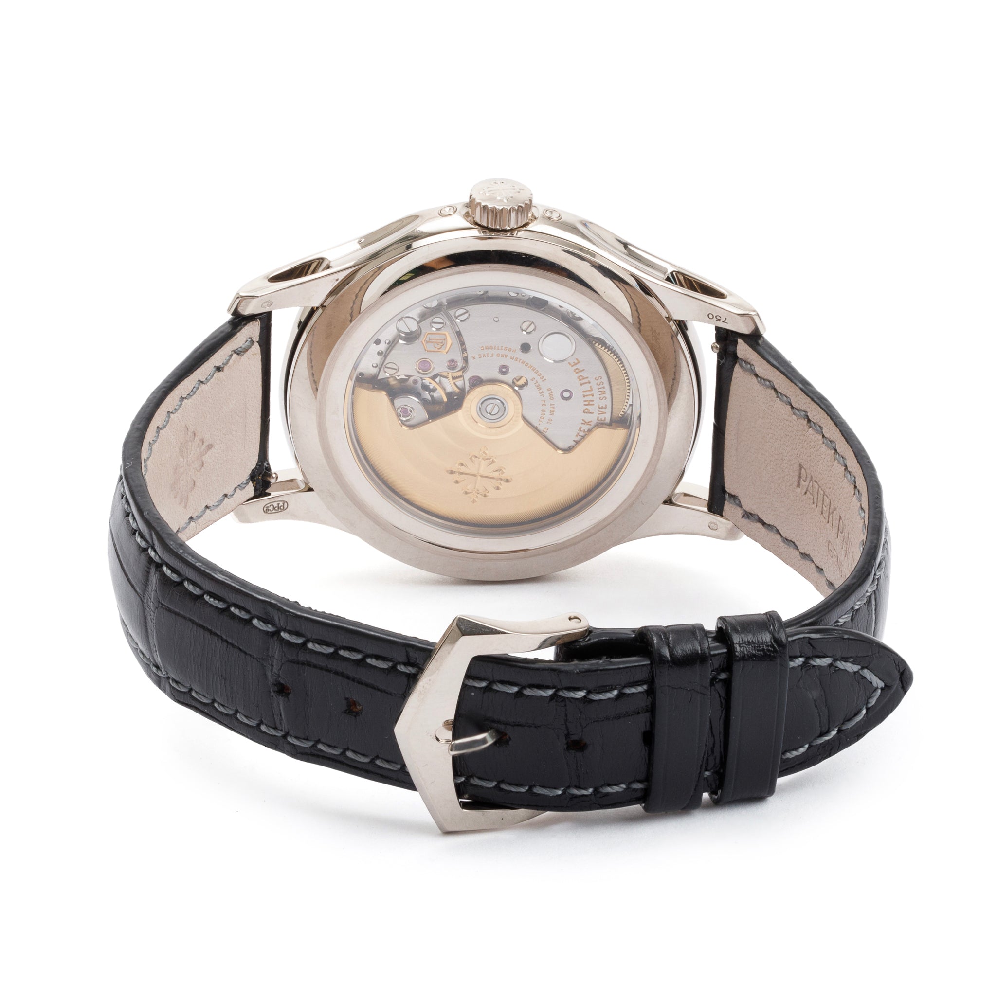 Patek Philippe 18k White Gold Annual Calendar 40 MM Watch w/ Box & Papers