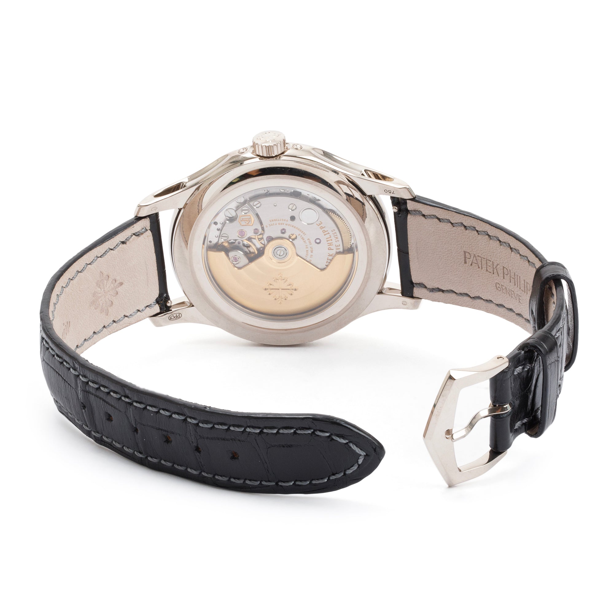 Patek Philippe 18k White Gold Annual Calendar 40 MM Watch w/ Box & Papers