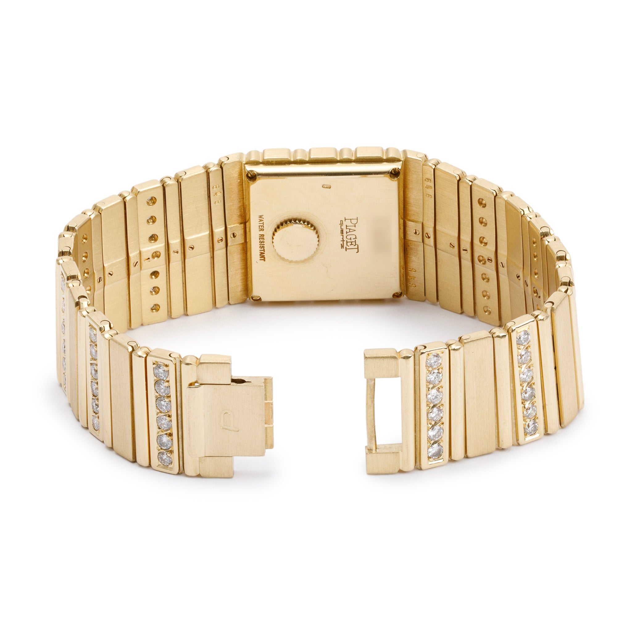 Piaget 18k Yellow Gold Diamond Polo Watch