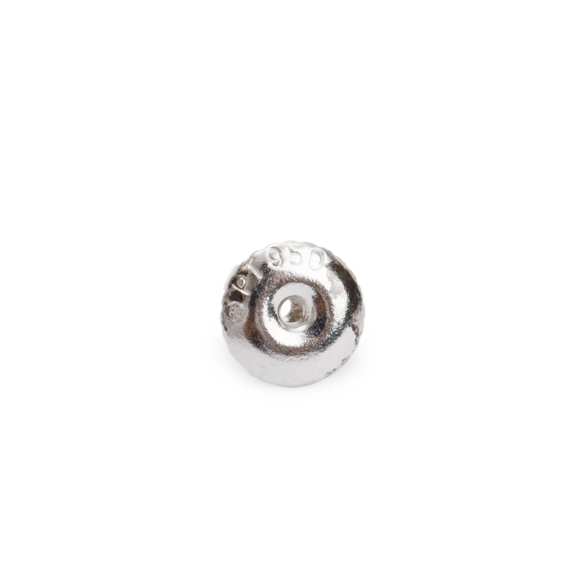 Platinum 3.01 tcw. Diamond Stud Earrings w/ GIA Diamond Certificates