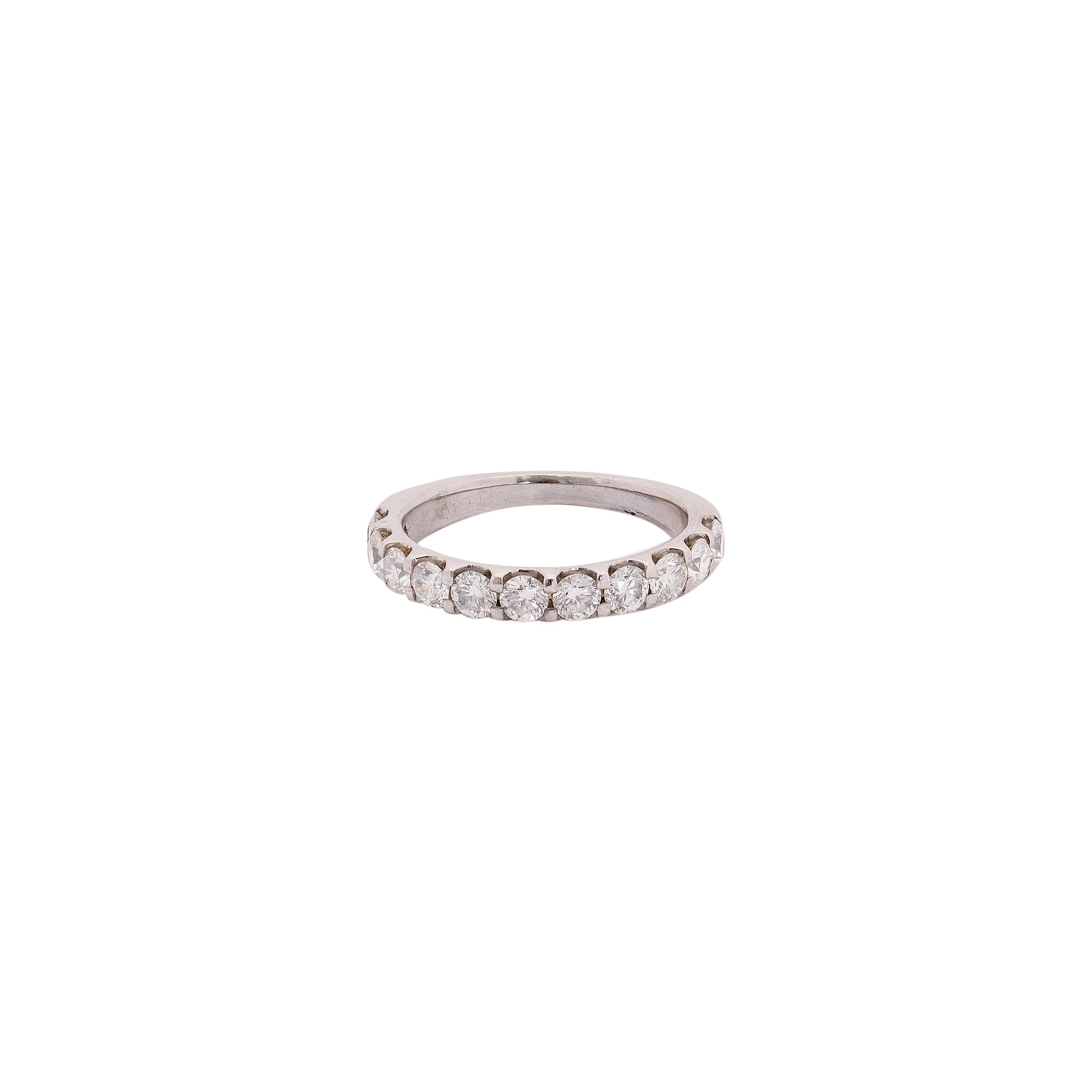 Platinum Diamond Band Ring