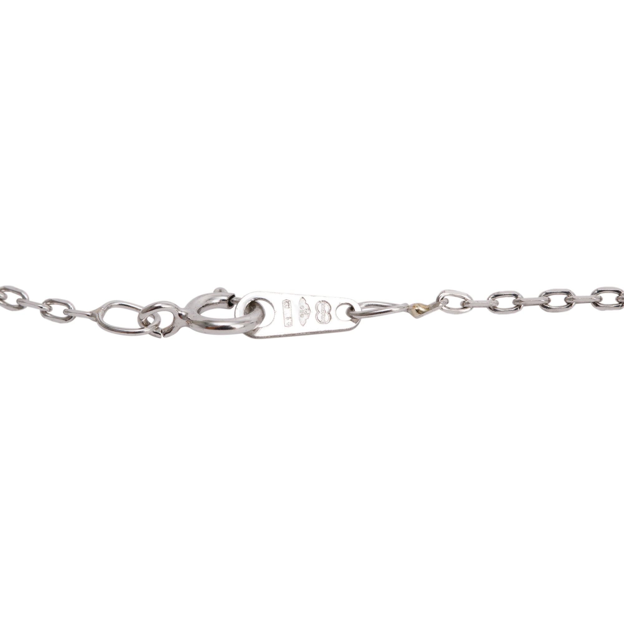 Platinum Tanzanite & Diamond Pendant Necklace