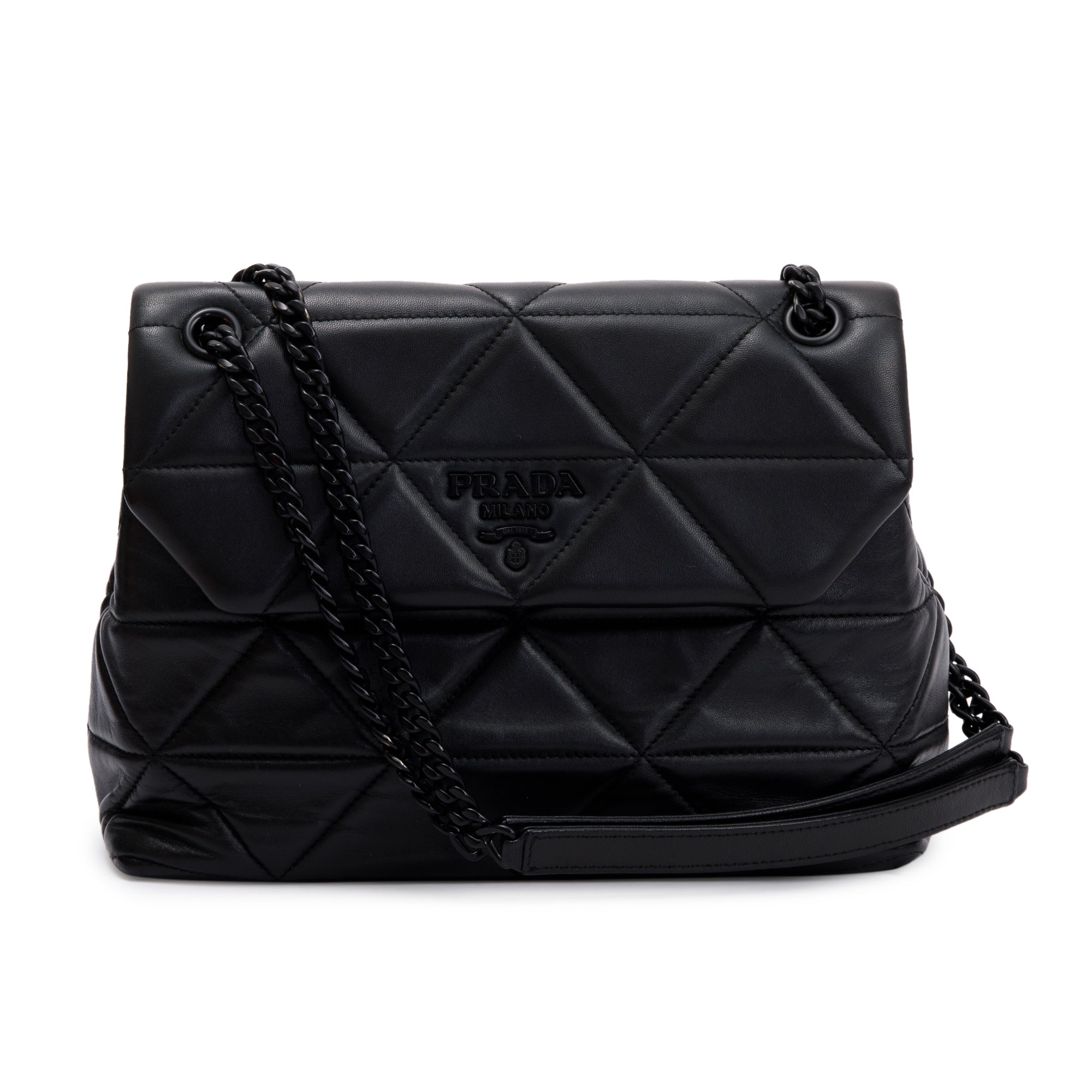 Prada 2020 Black Nappa Leather Spectrum Bag w/ Box & Authenticity Card