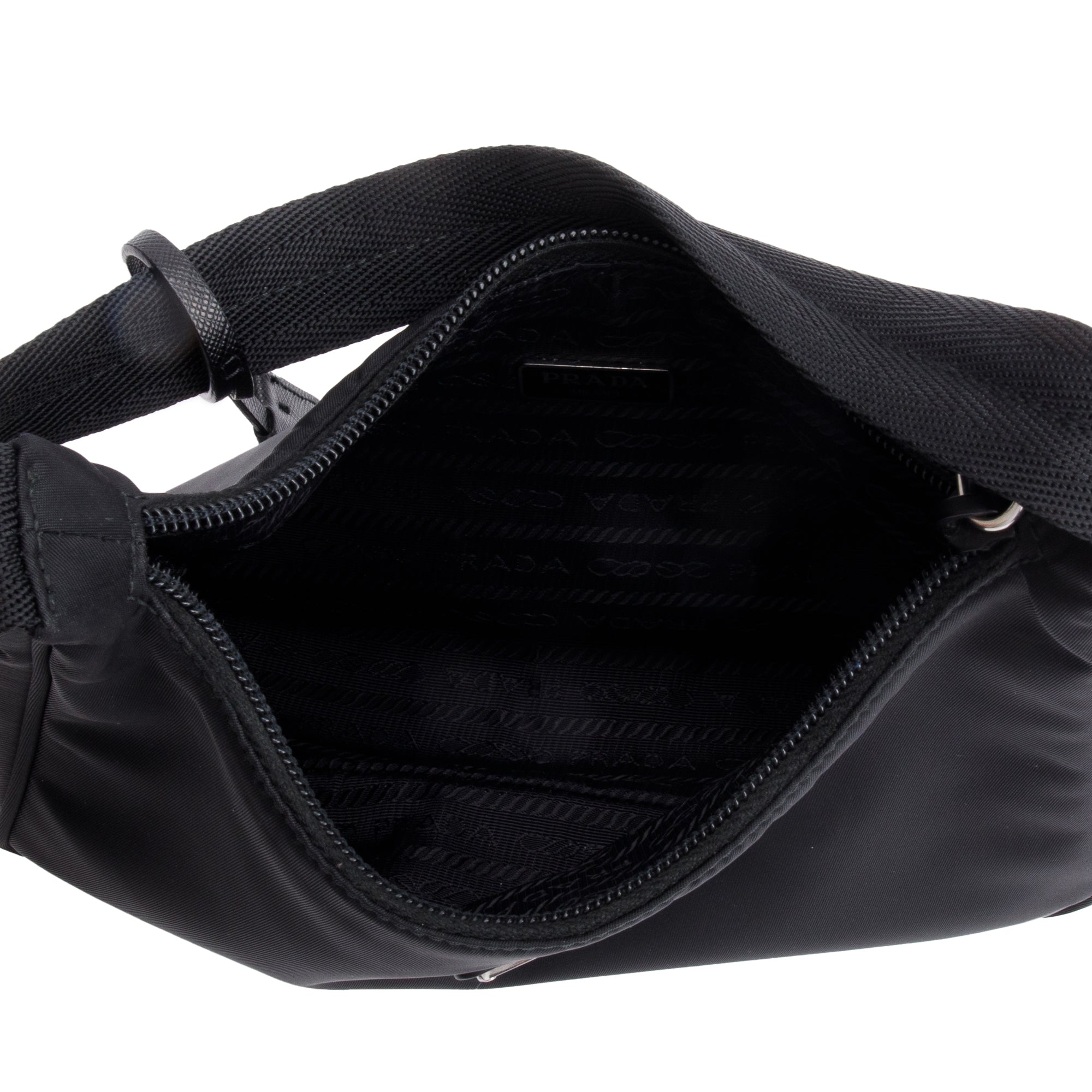 Prada 2020 Black Re-Edition 2000 Re-Nylon Mini Bag w/ Authenticity Card