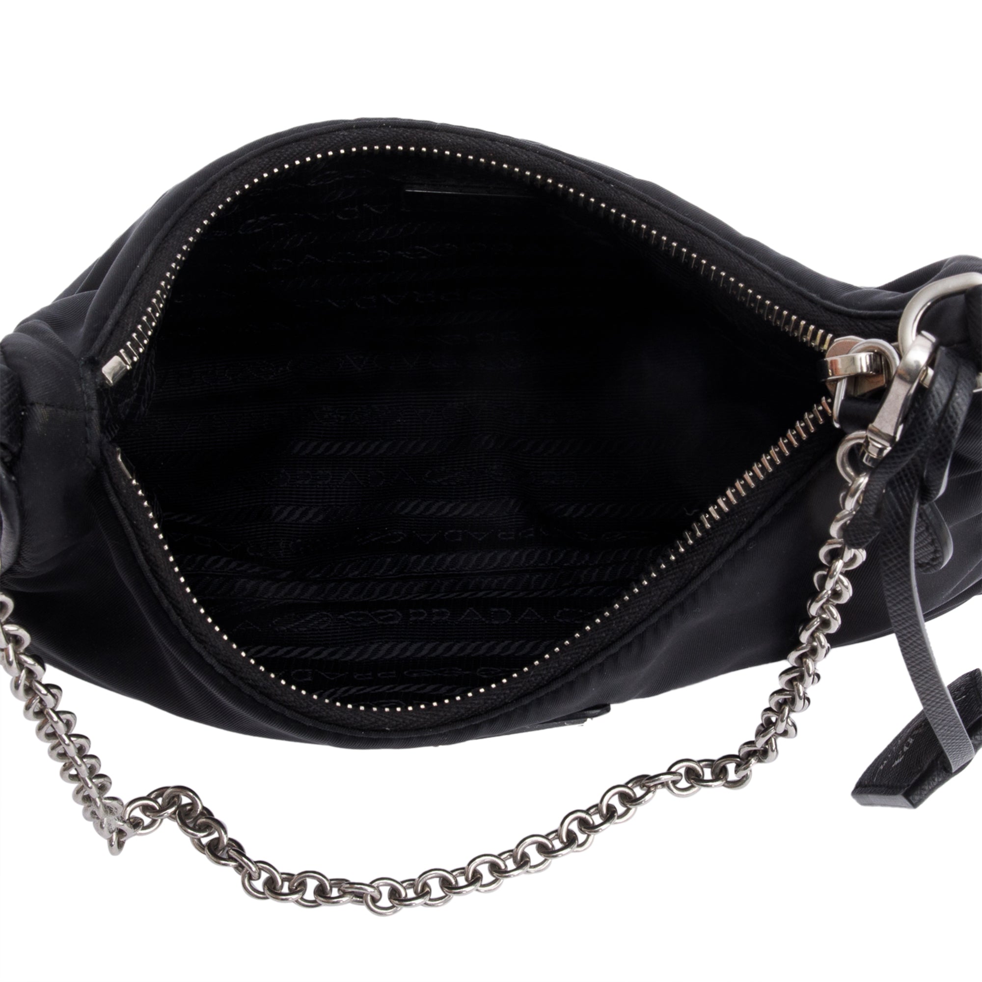 Prada 2020 Black Re-Edition 2005 Re-Nylon Shoulder Bag w/ Box, Receipt, & Authenticity Card