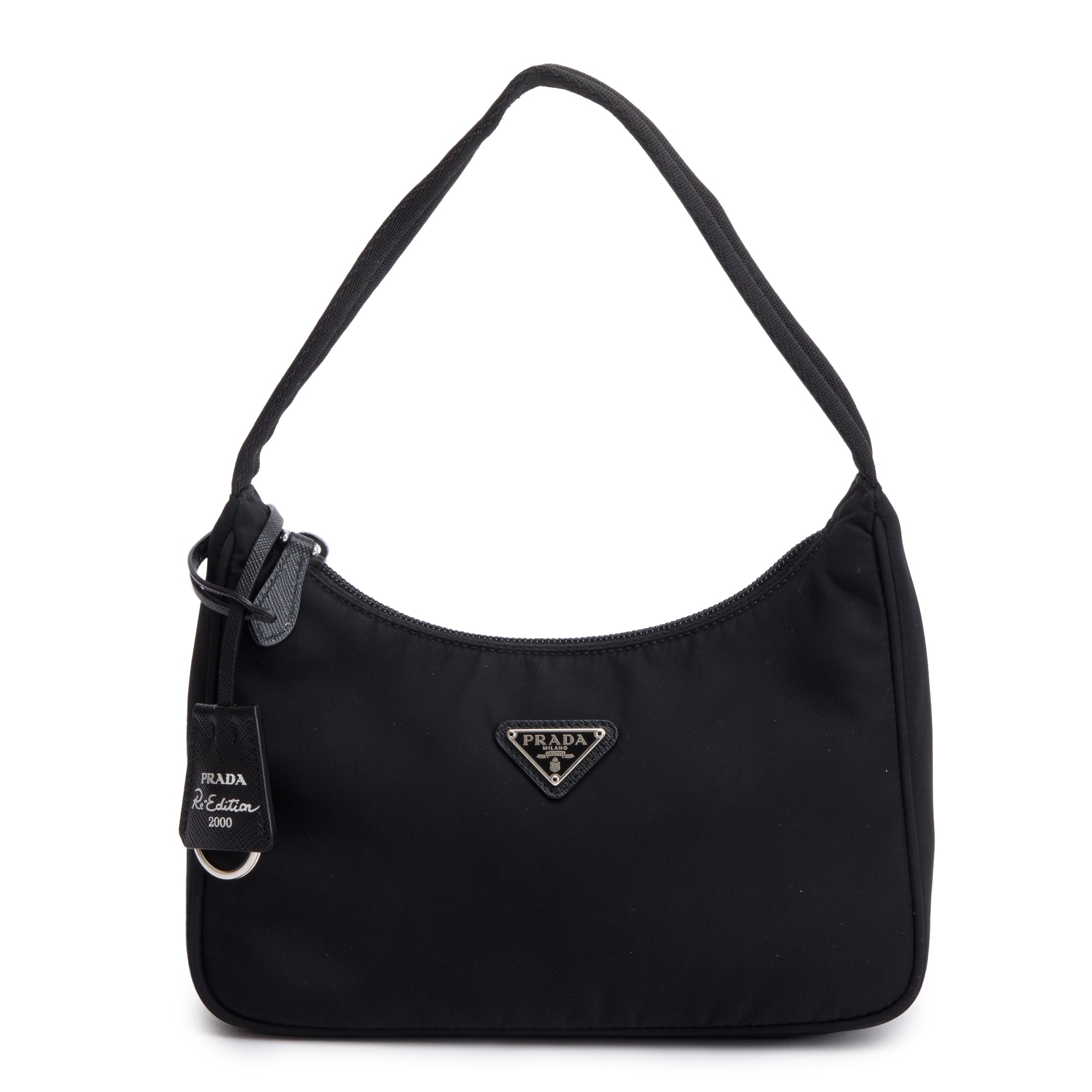 Prada 2021 Black Re-Edition 2000 Re-Nylon Mini Bag w/ Box & Authenticity Card