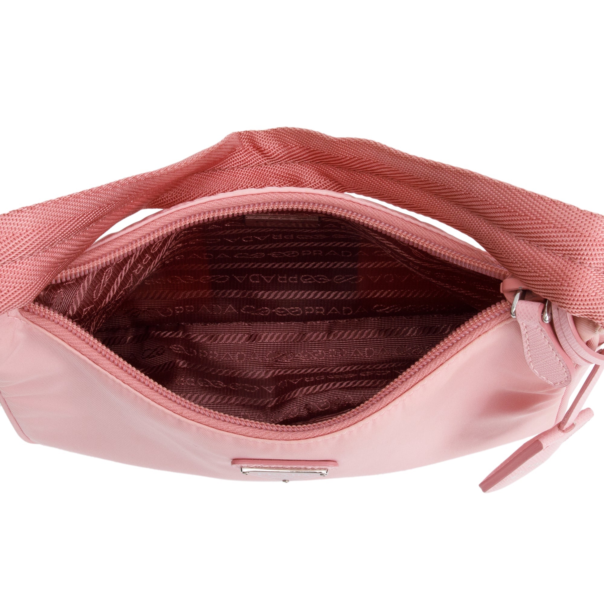 Prada 2021 Pink Re-Edition 2000 Re-Nylon Mini Bag w/ Authenticity Card