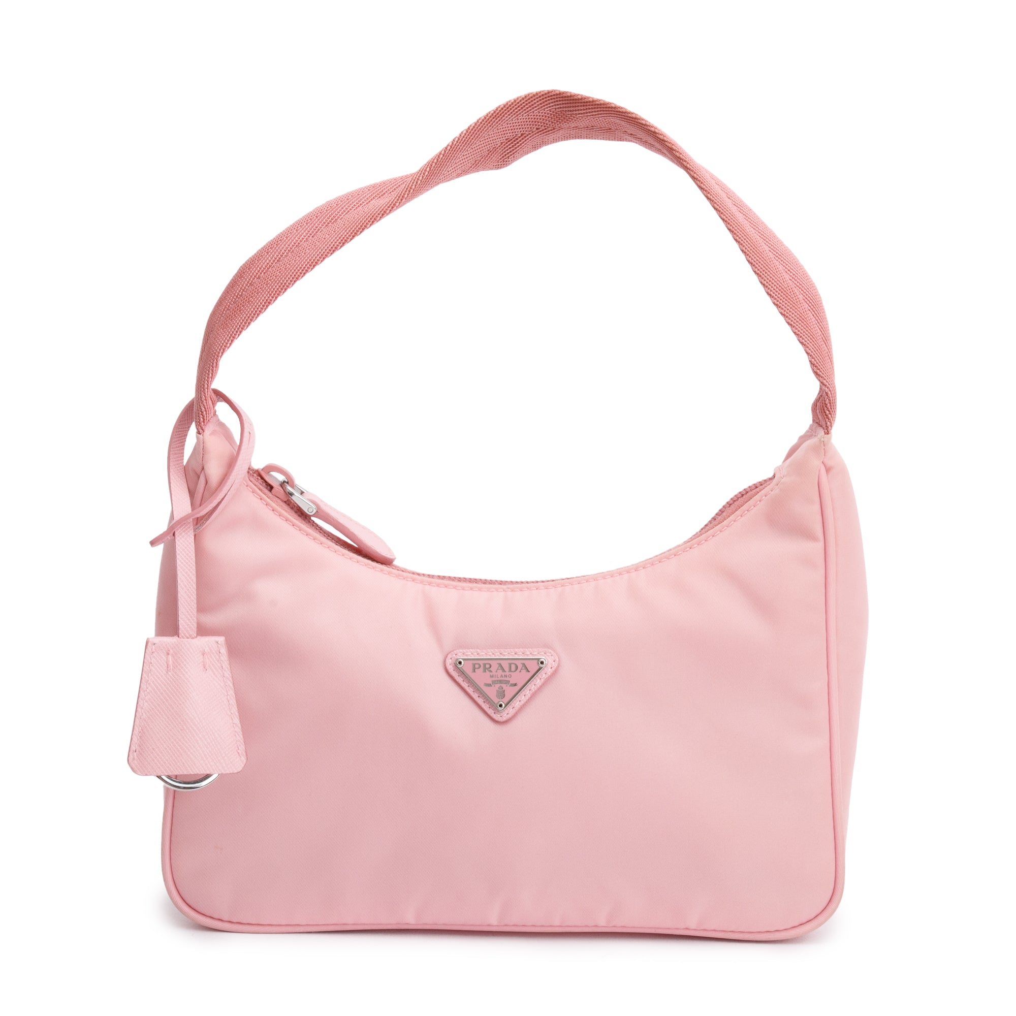 Prada 2021 Pink Re-Edition 2000 Re-Nylon Mini Bag w/ Authenticity Card