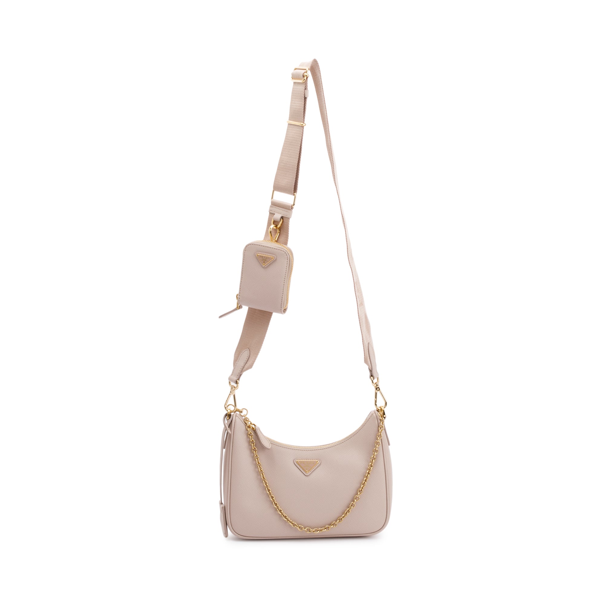 Prada 2021 Re-Edition 2005 Saffiano Leather Shoulder Bag w/ Authenticity Card