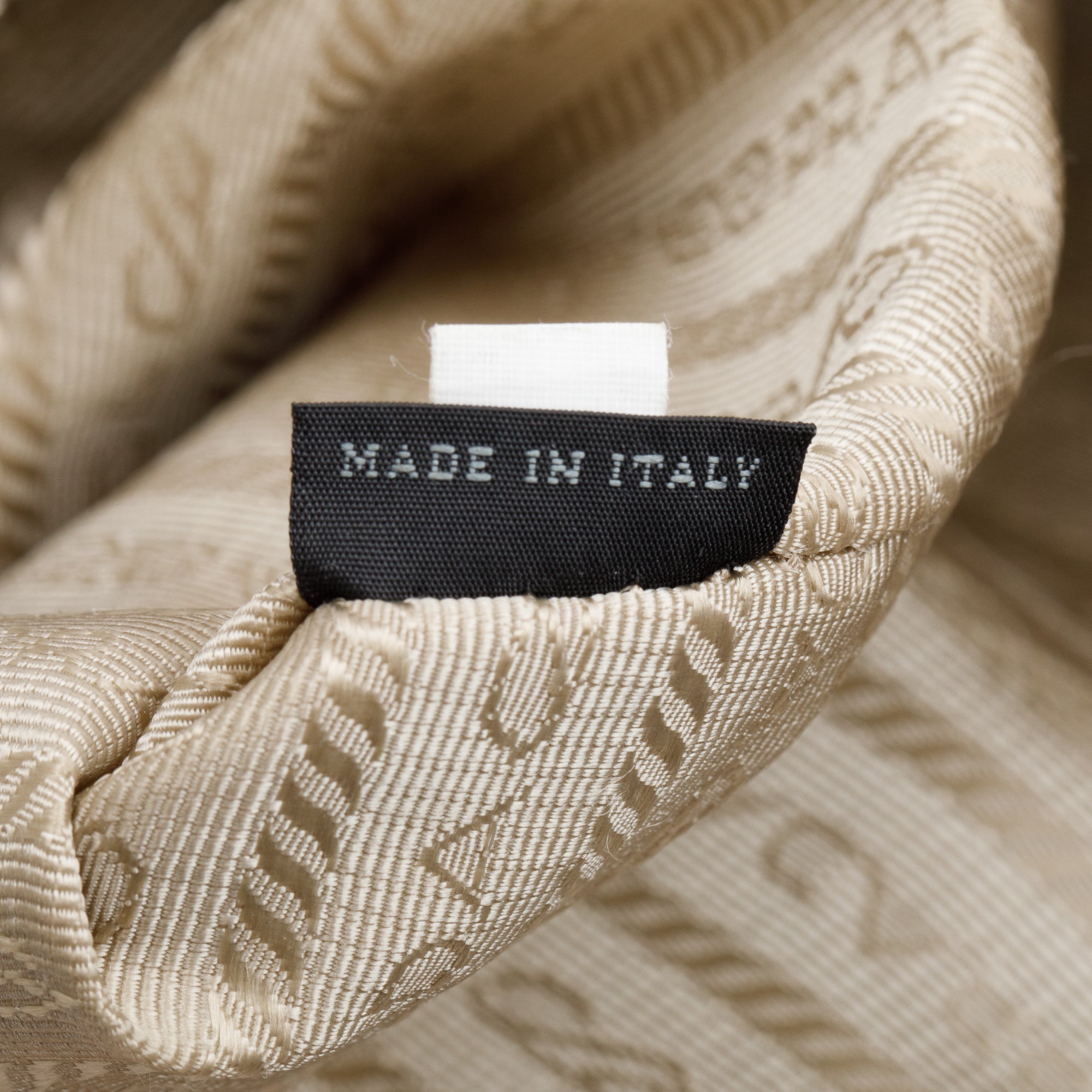 Prada Beige Nappa Gaufre Tote