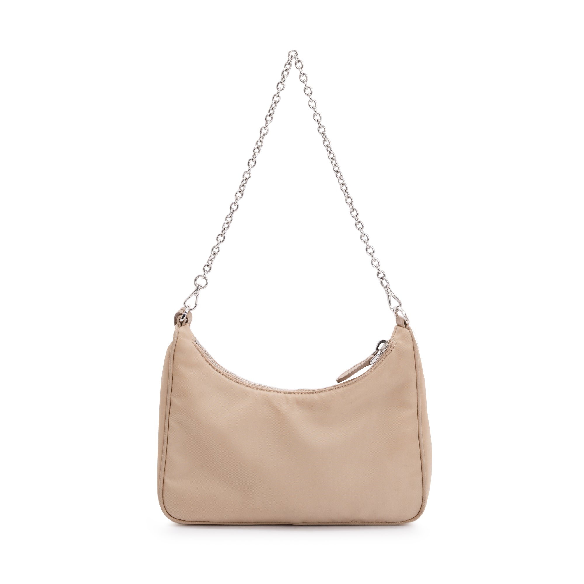 Prada Beige Re-Edition 2005 Nylon Shoulder Bag