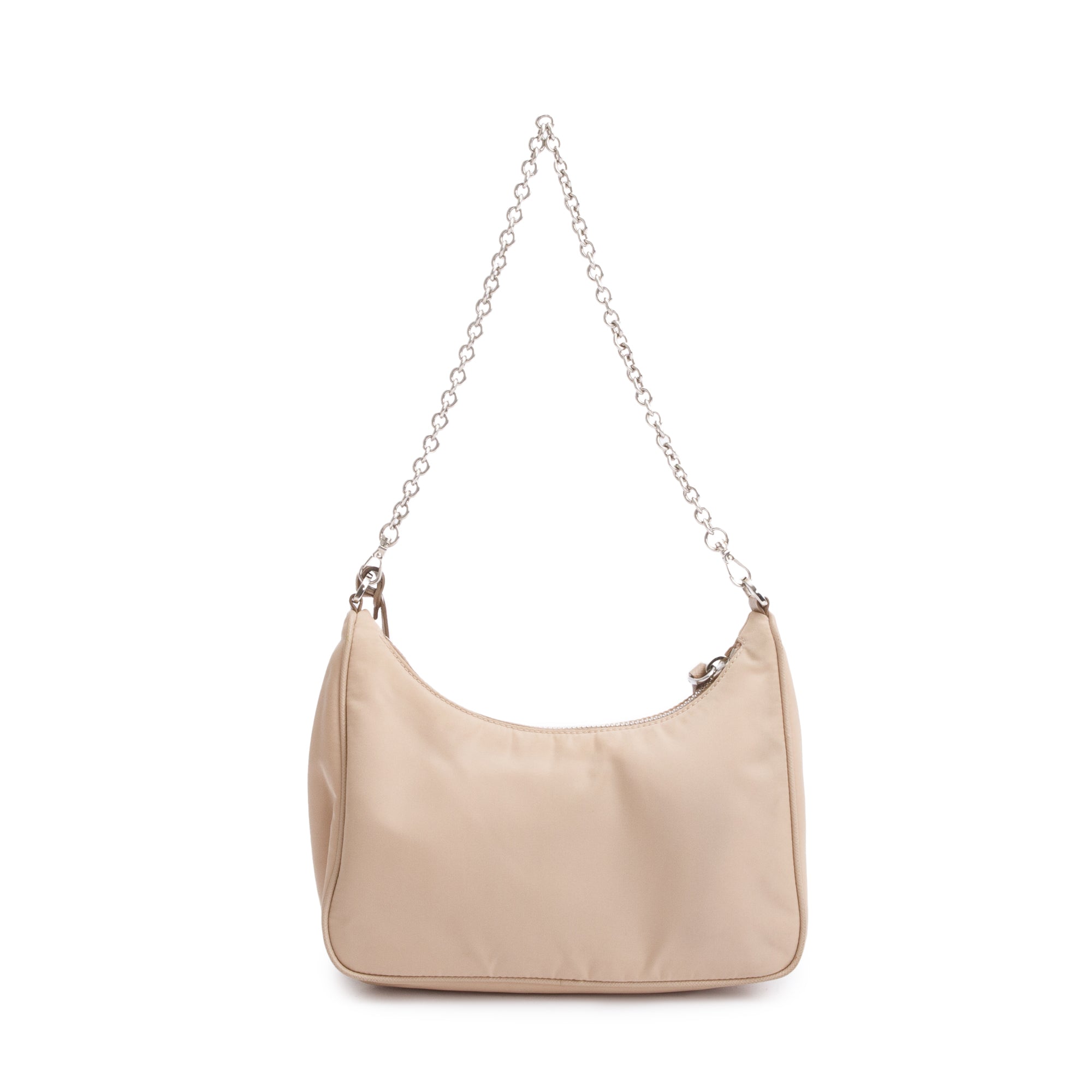 Prada Beige Re-Edition 2005 Re-Nylon Shoulder Bag