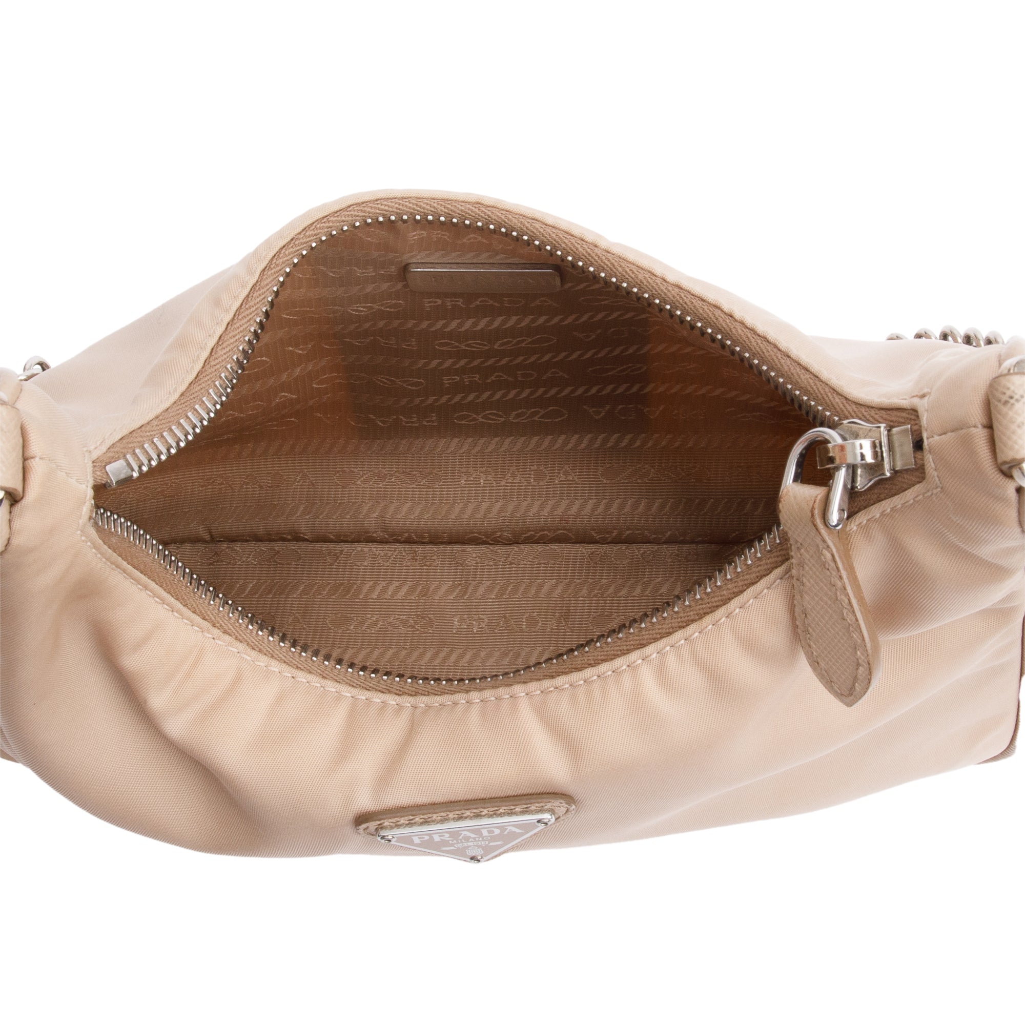 Prada Beige Re-Edition 2005 Re-Nylon Shoulder Bag – Oliver Jewellery
