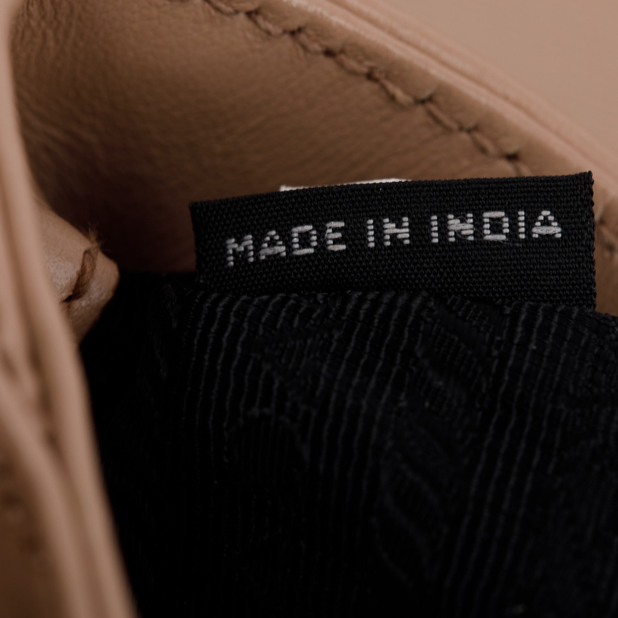 Prada Beige Saffiano Soft Calf Leather Chain Crossbody Bag w/ Authenticity Card