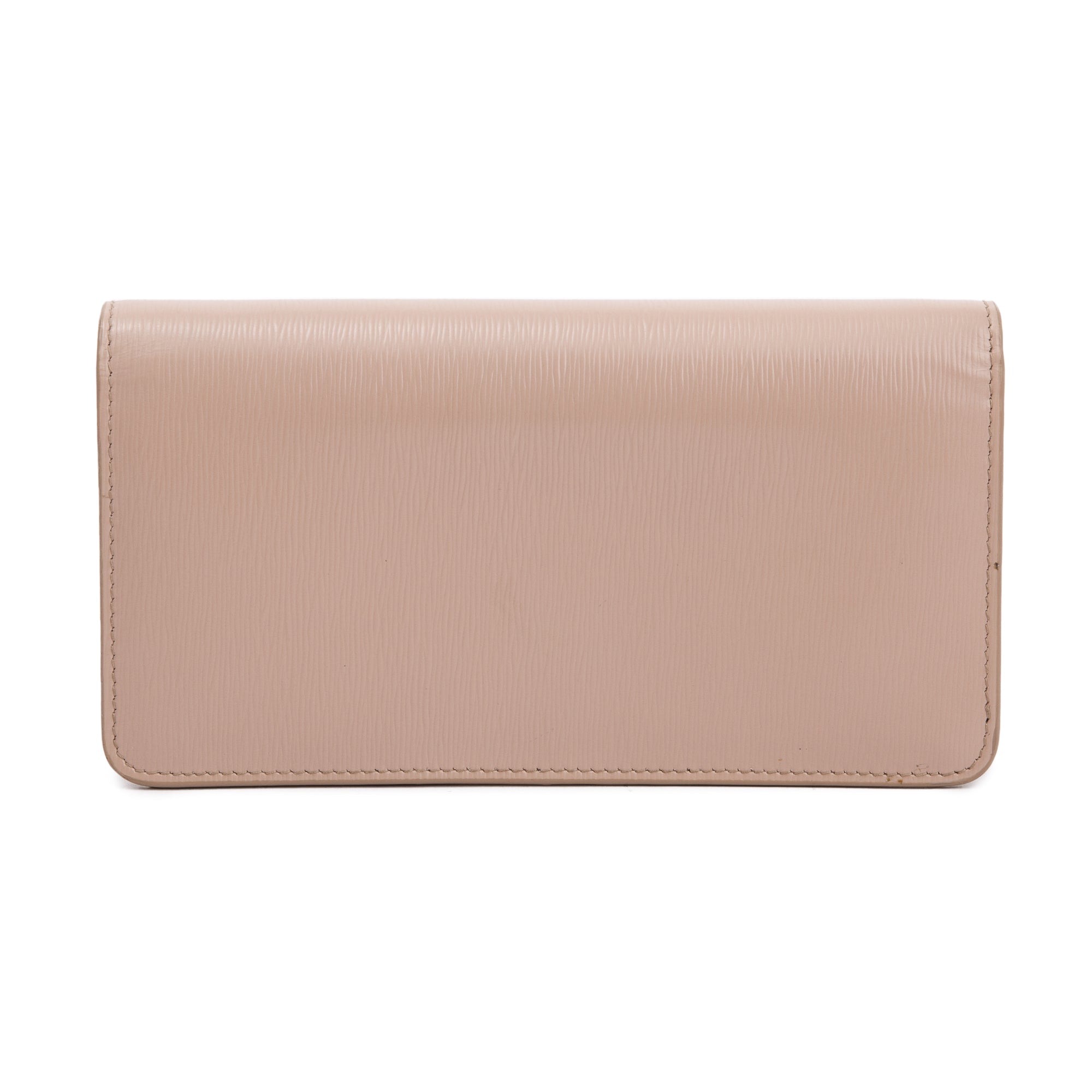 Prada Beige Vitello Move Wallet on Chain w/ Box & Authenticity Card