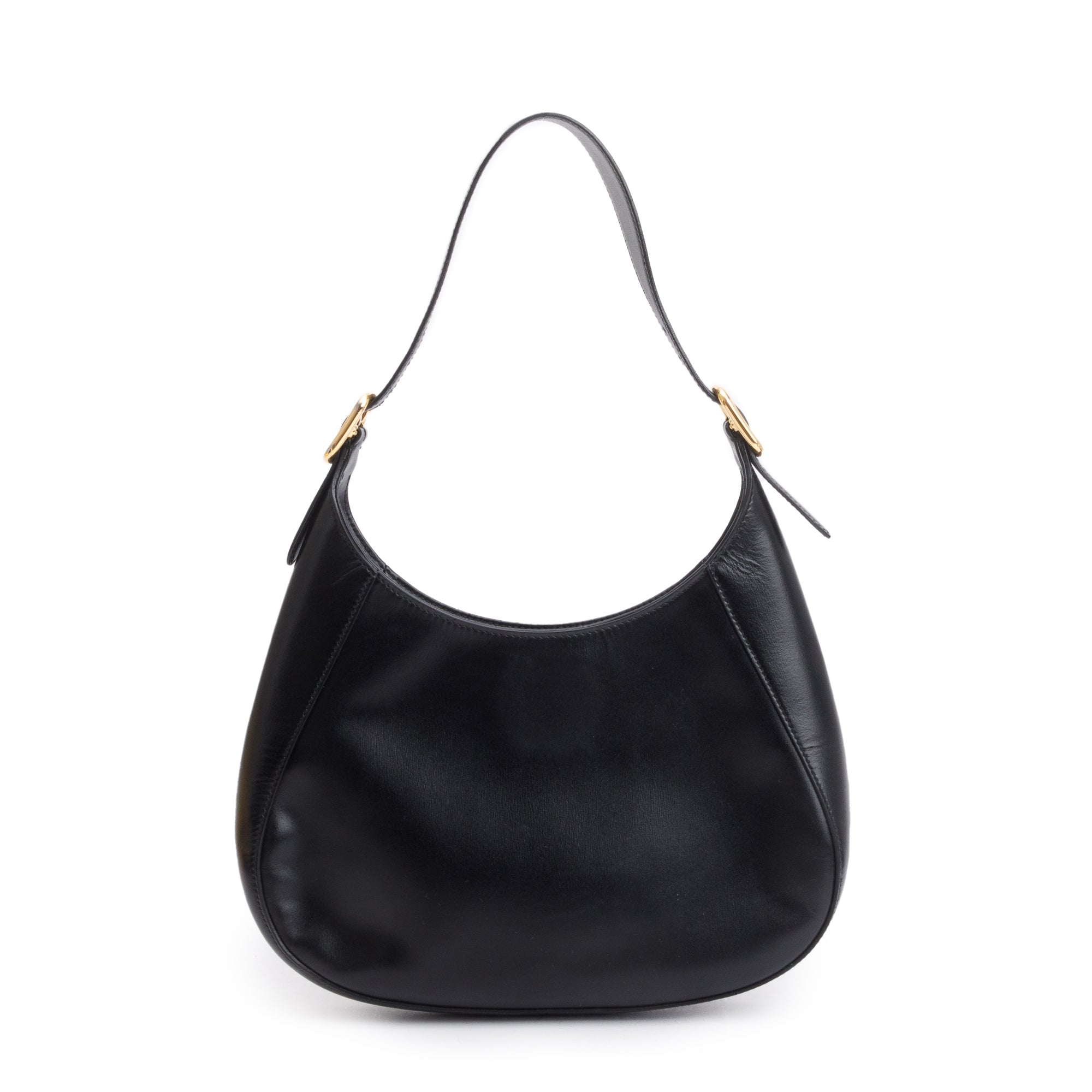 Prada Black Box Calf Leather Cleo Bag w/ Authenticity Card