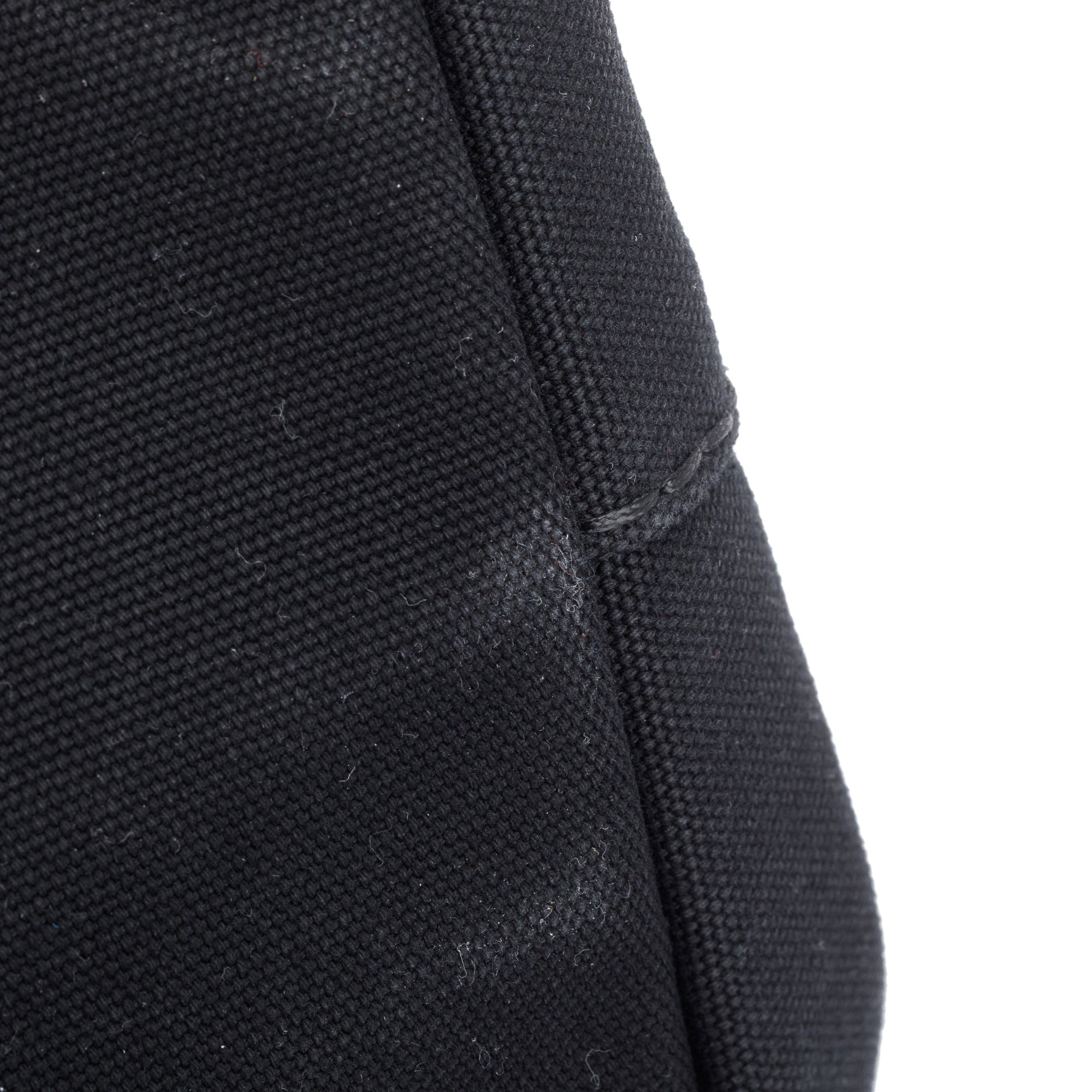 Prada Black Canvas Canapa Logo Tote w/ Strap