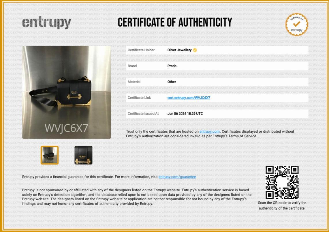 Prada Black City Calf Saffiano Cahier Bag