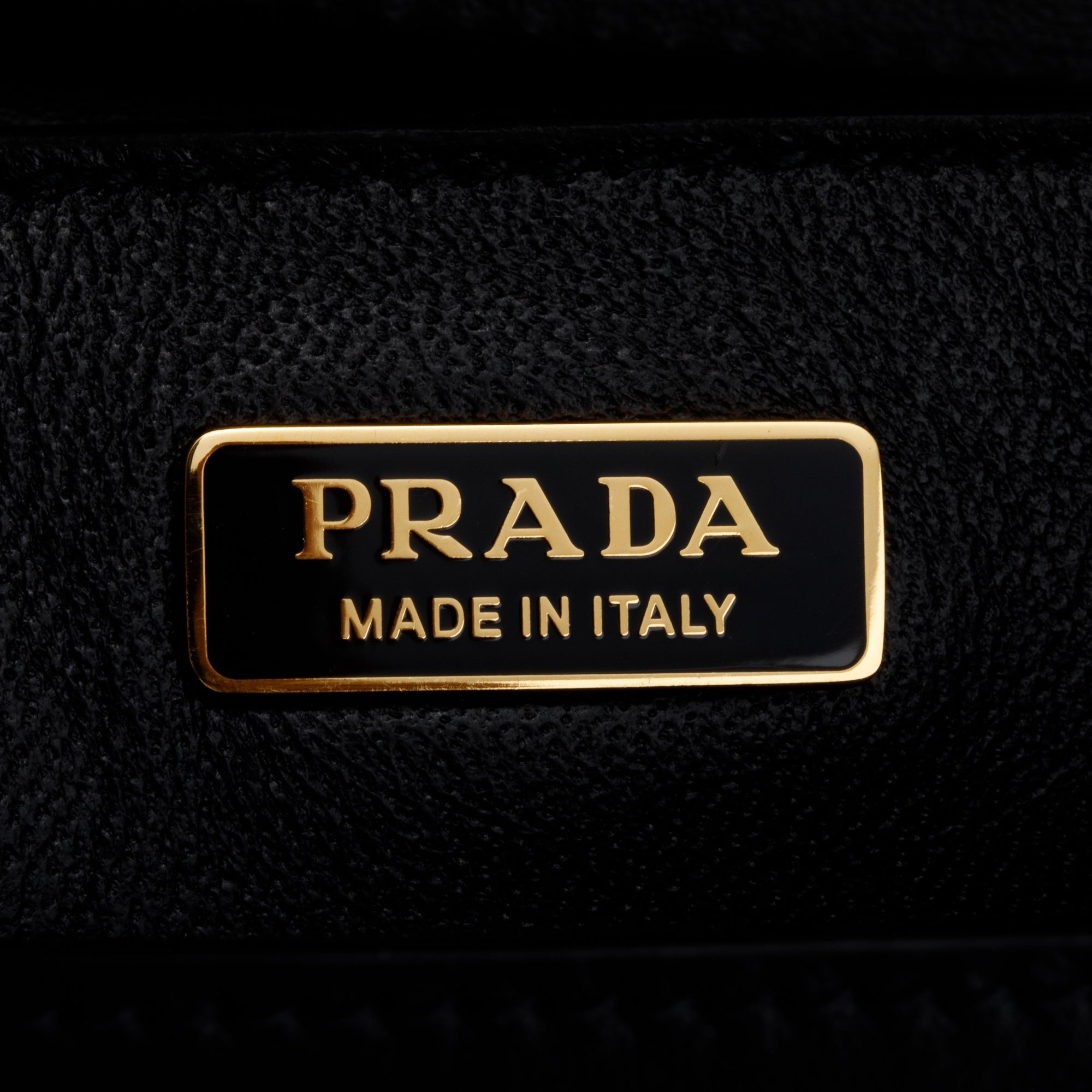 Prada Black City Calf Saffiano Cahier Bag