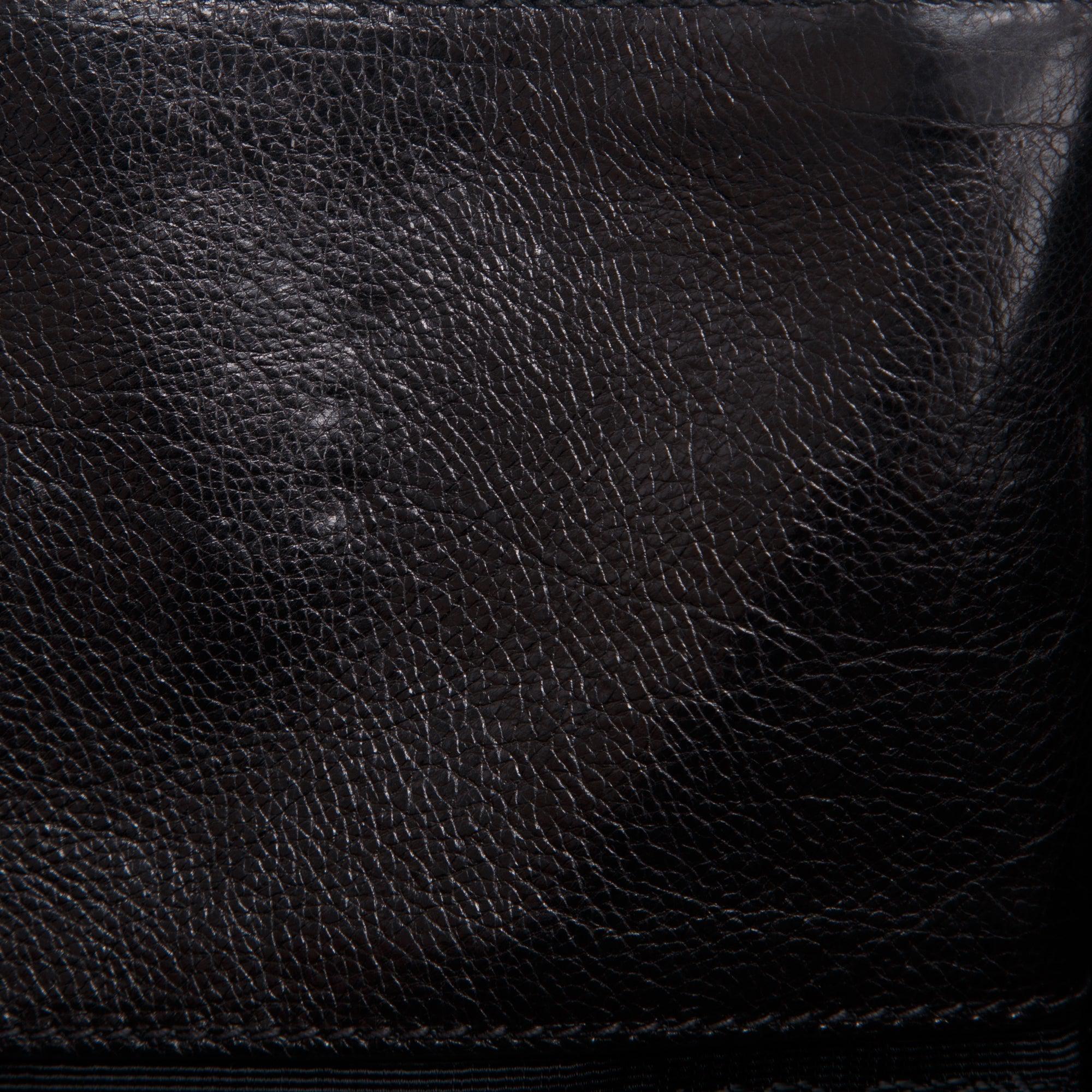 Prada Black Glace Calf Twin Pocket Tote w/ Strap