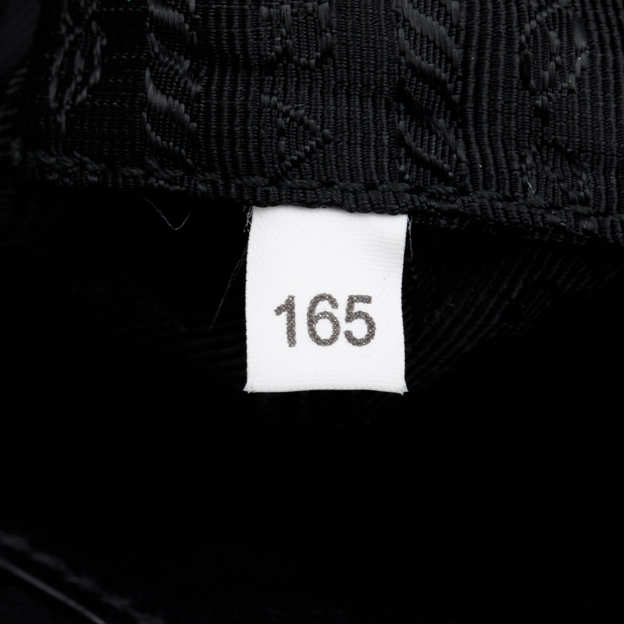 Prada Black Leather-Trimmed Tessuto Gaufre Tote w/ Strap