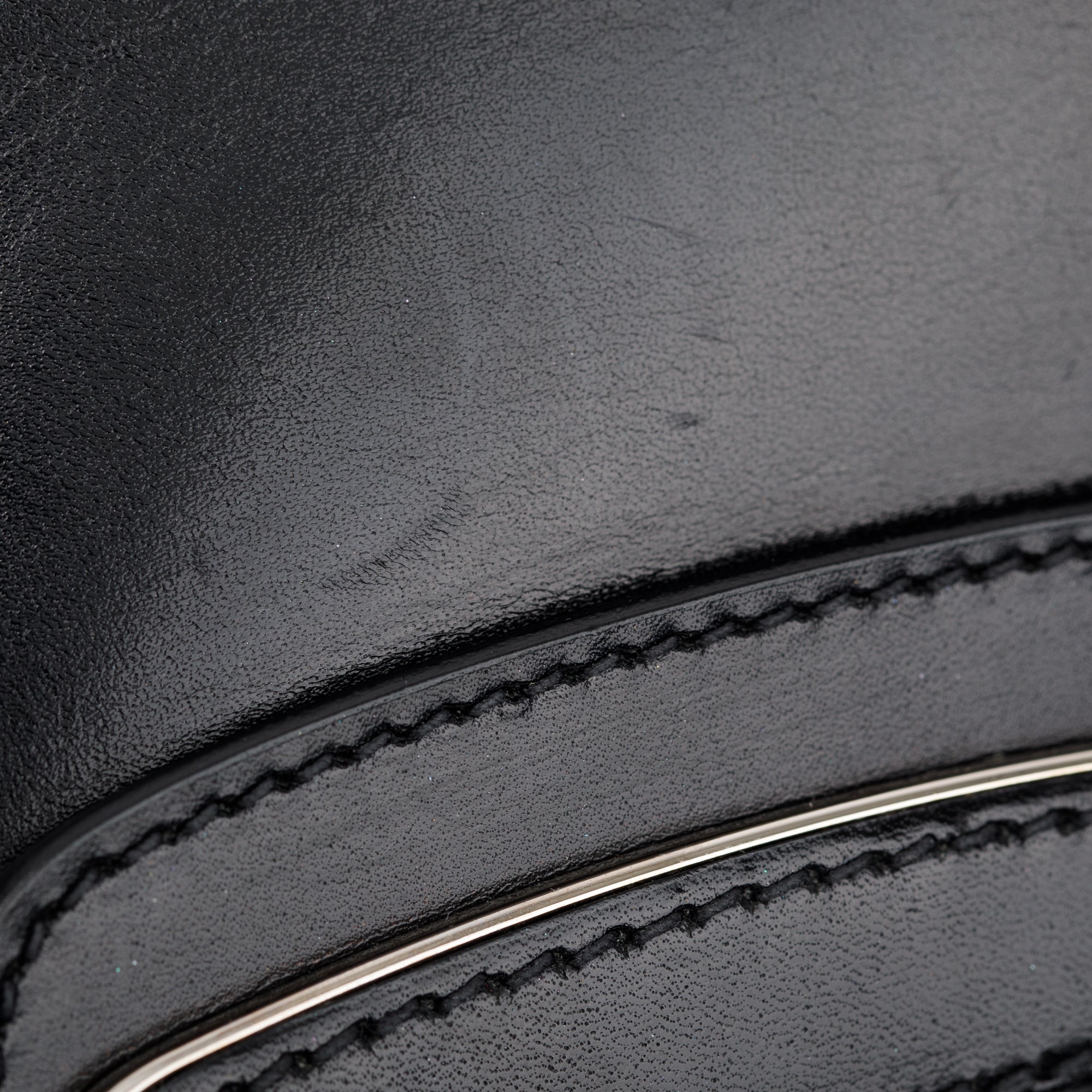 Prada Black Leather-Trimmed Tessuto Nylon Pushlock Flap Hobo Bag