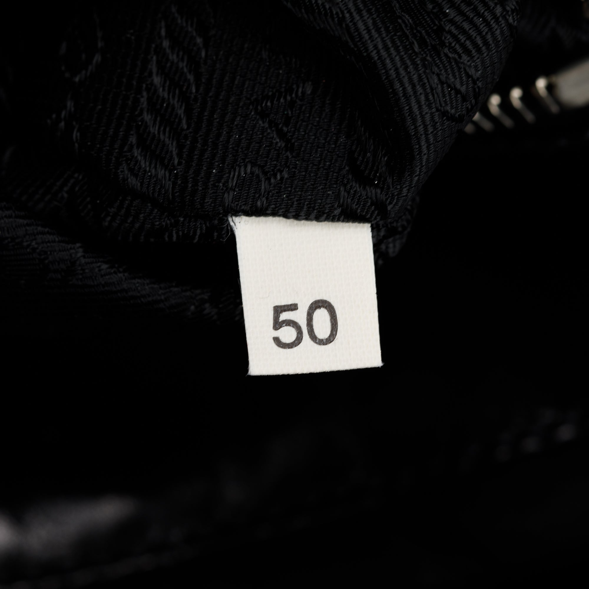 Prada Black Leather-Trimmed Tessuto Nylon Pushlock Flap Hobo Bag