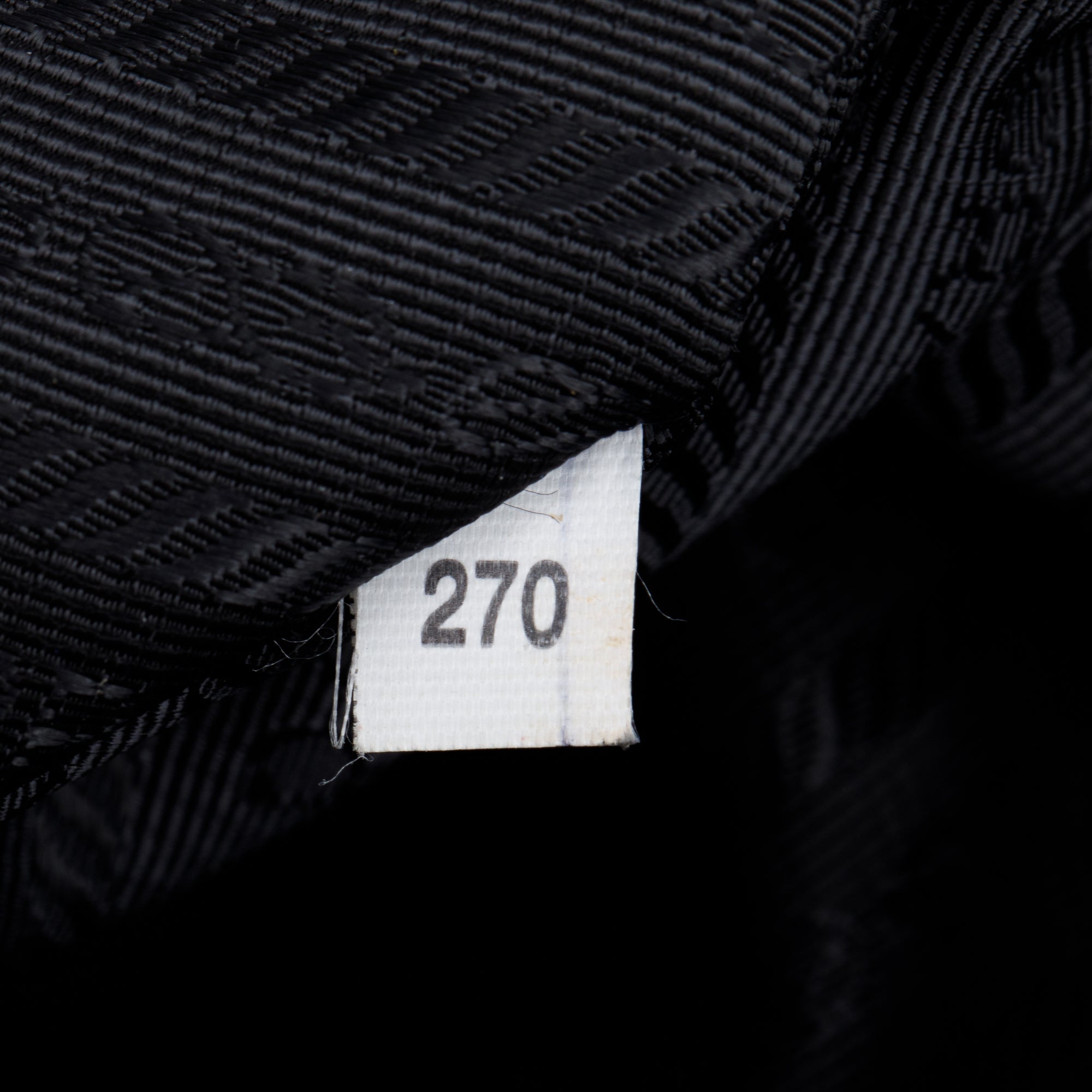 Prada Black Leather Trimmed Tessuto Nylon Tote w/ Strap