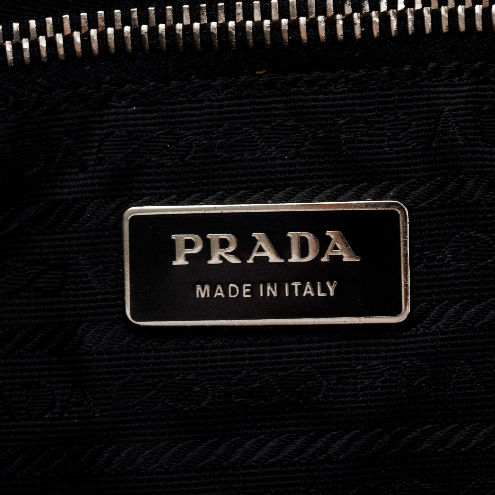 Prada Black Nappa Acciaio Tote w/ Authenticity Card