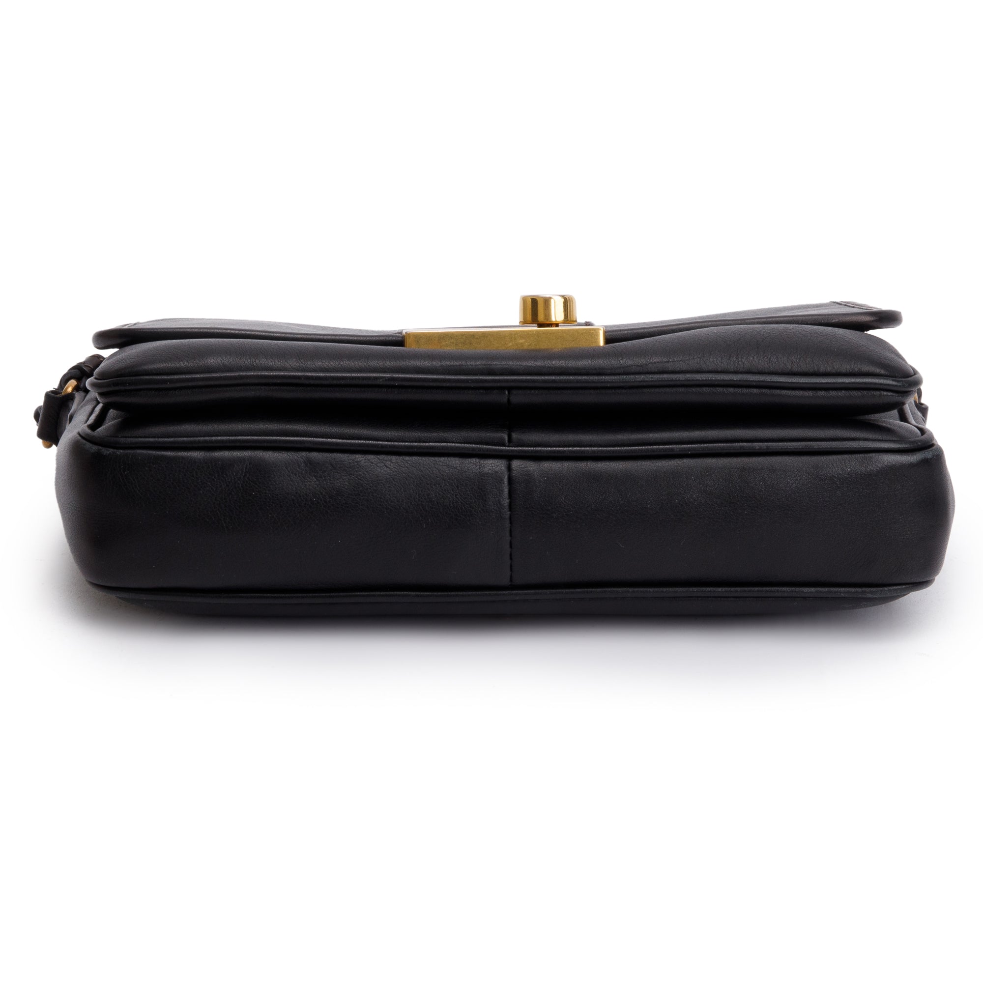 Prada Black Nappa Leather Sound Crossbody Bag w/ Authenticity Card