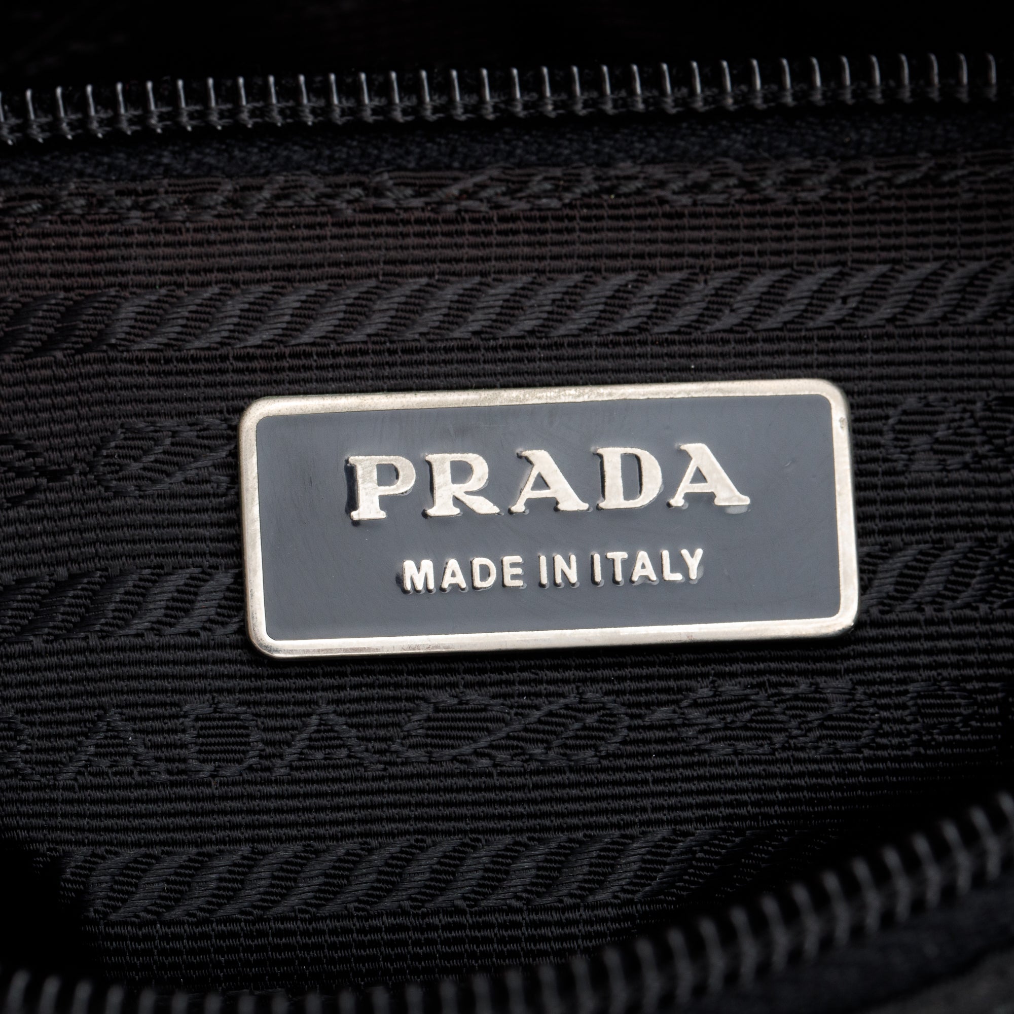 Prada Black Nylon Vela Sport Small Buckle Messenger Bag