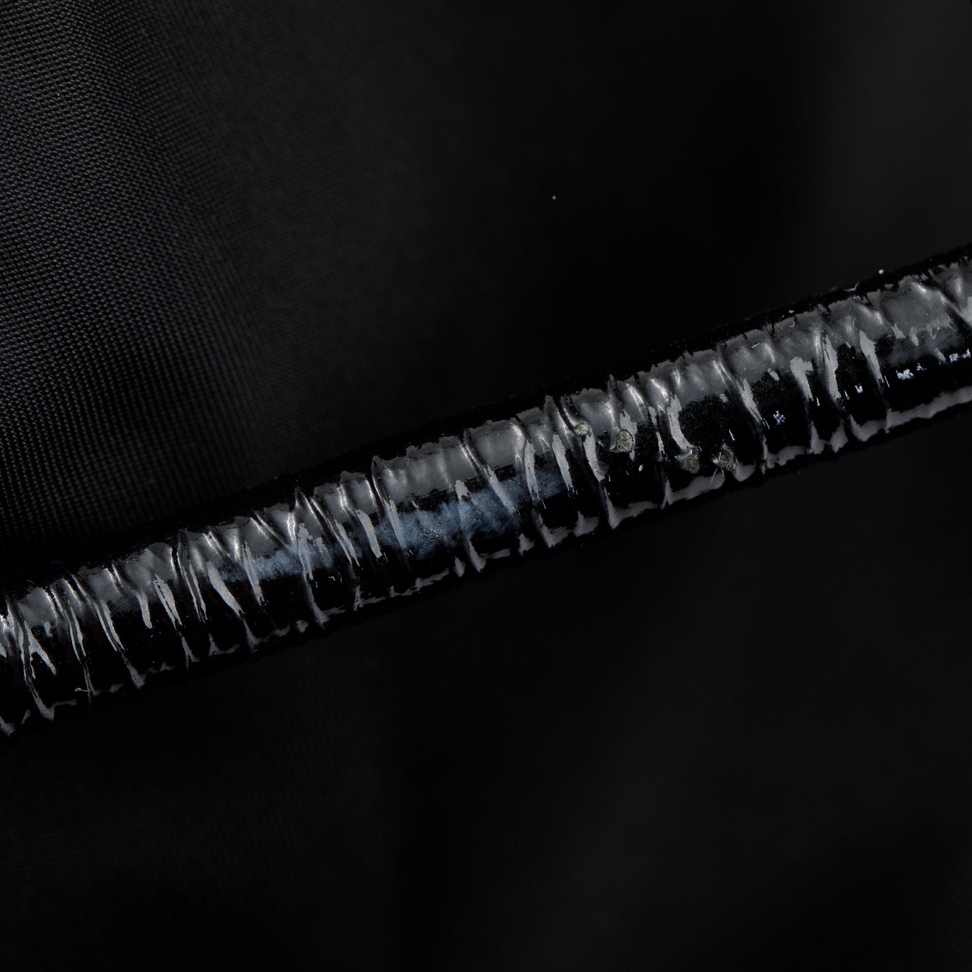 Prada Black Patent Leather Trimmed Tessuto Nylon Tote