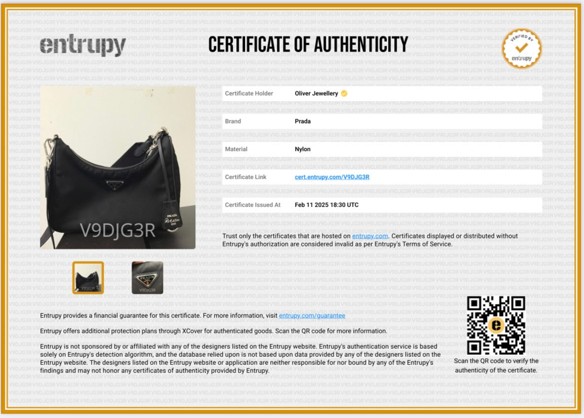 Prada Black Re-Edition 2005 Re-Nylon Shoulder Bag