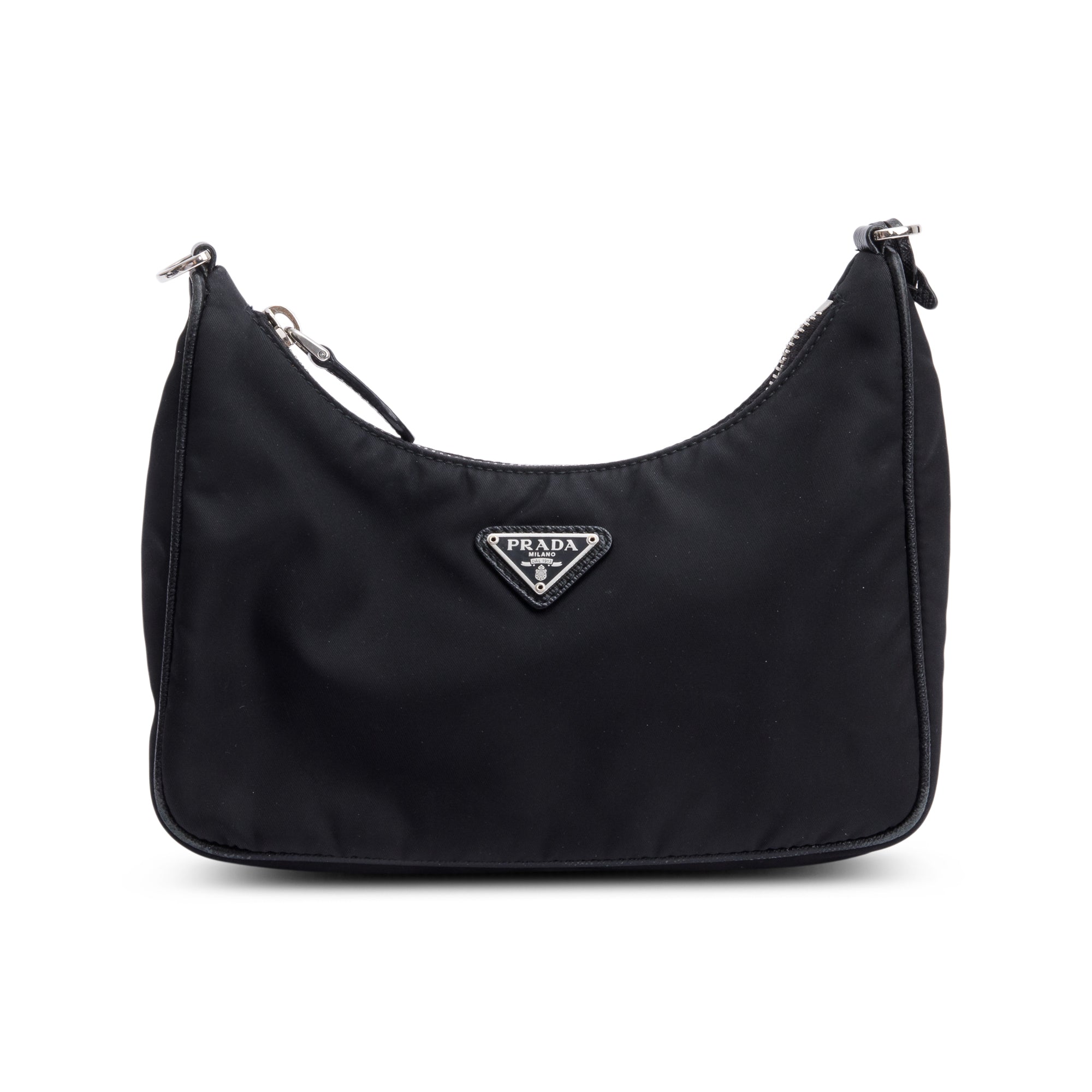 Prada Black Re-Edition 2005 Re-Nylon Shoulder Bag