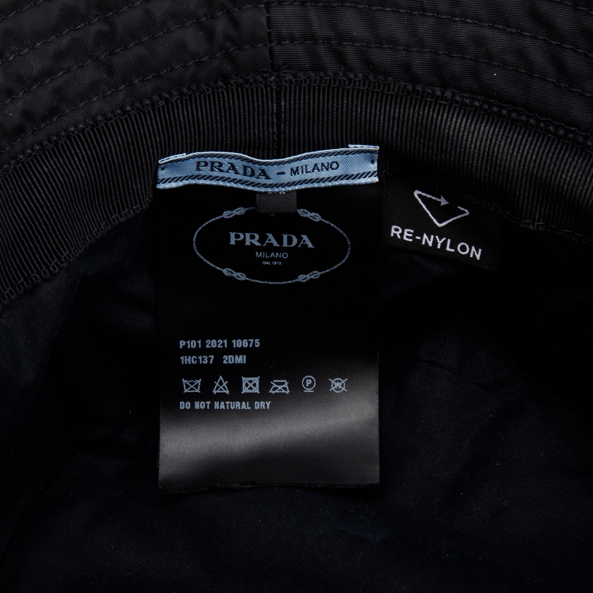 Prada Black Re-Nylon Bucket Hat