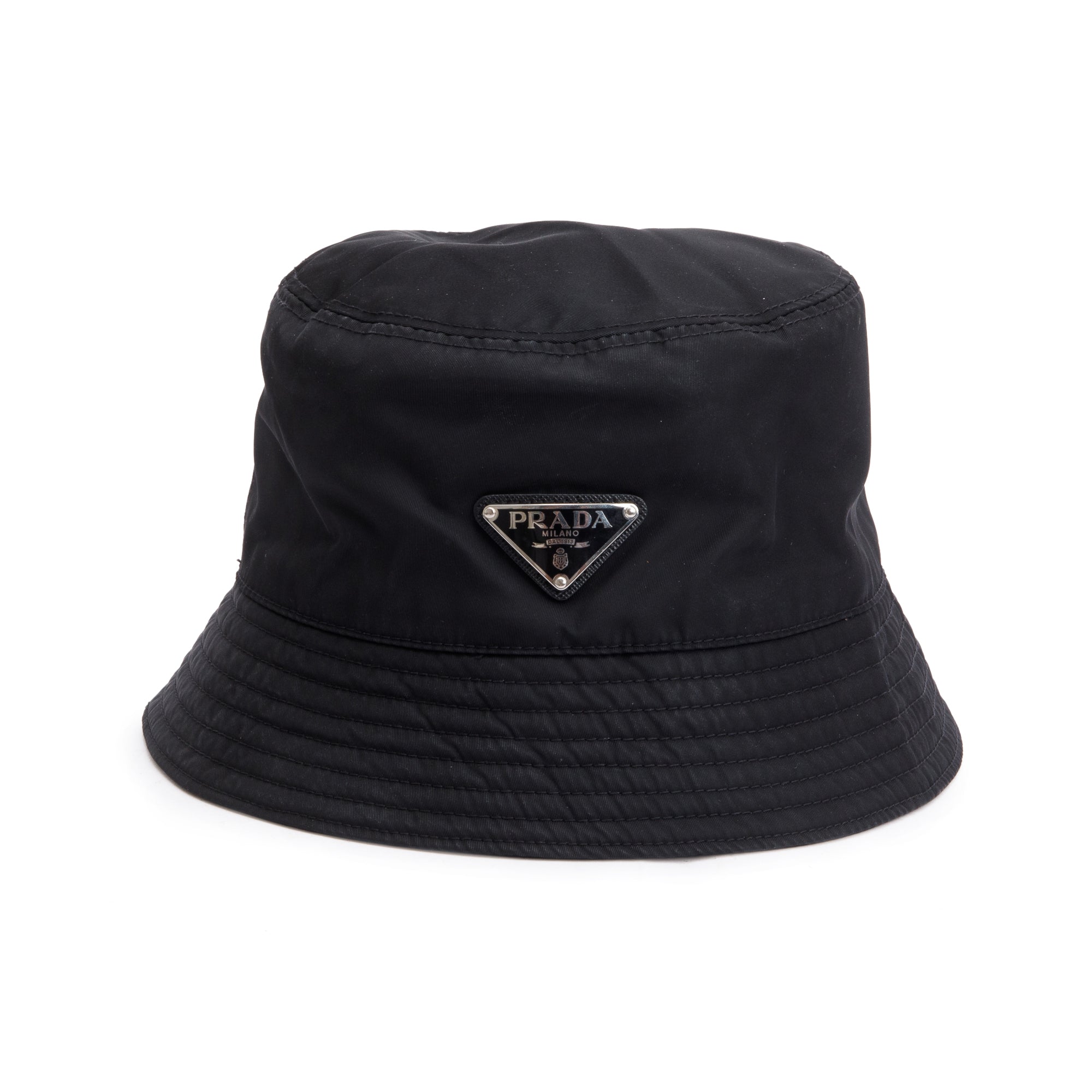 Prada Black Re-Nylon Bucket Hat