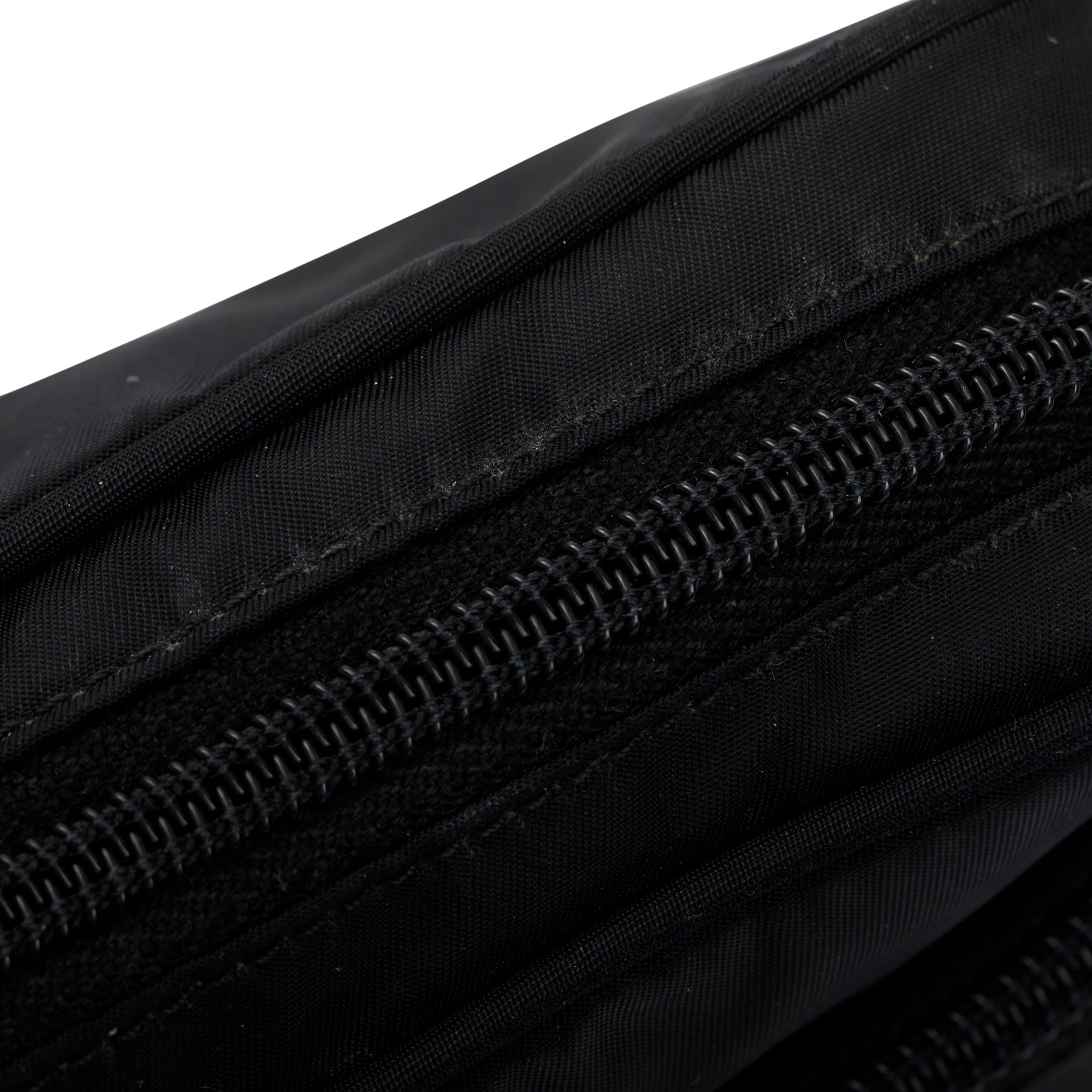 Prada Black Re-Nylon & Saffiano Leather Belt Bag