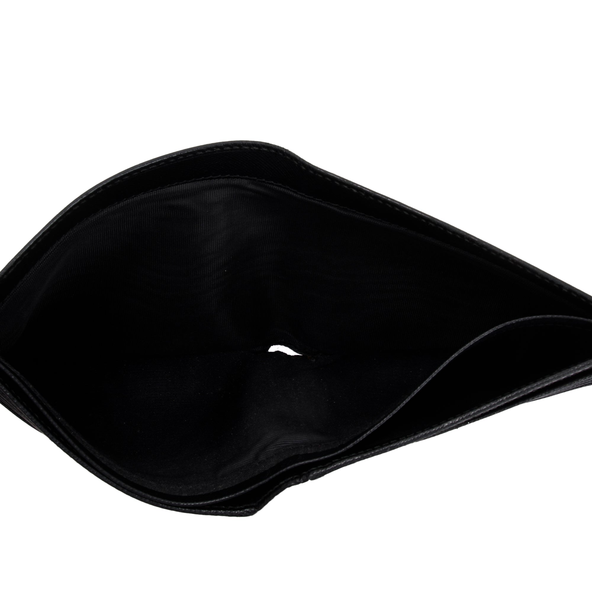 Prada Black Saffiano Leather Bi-Fold Wallet