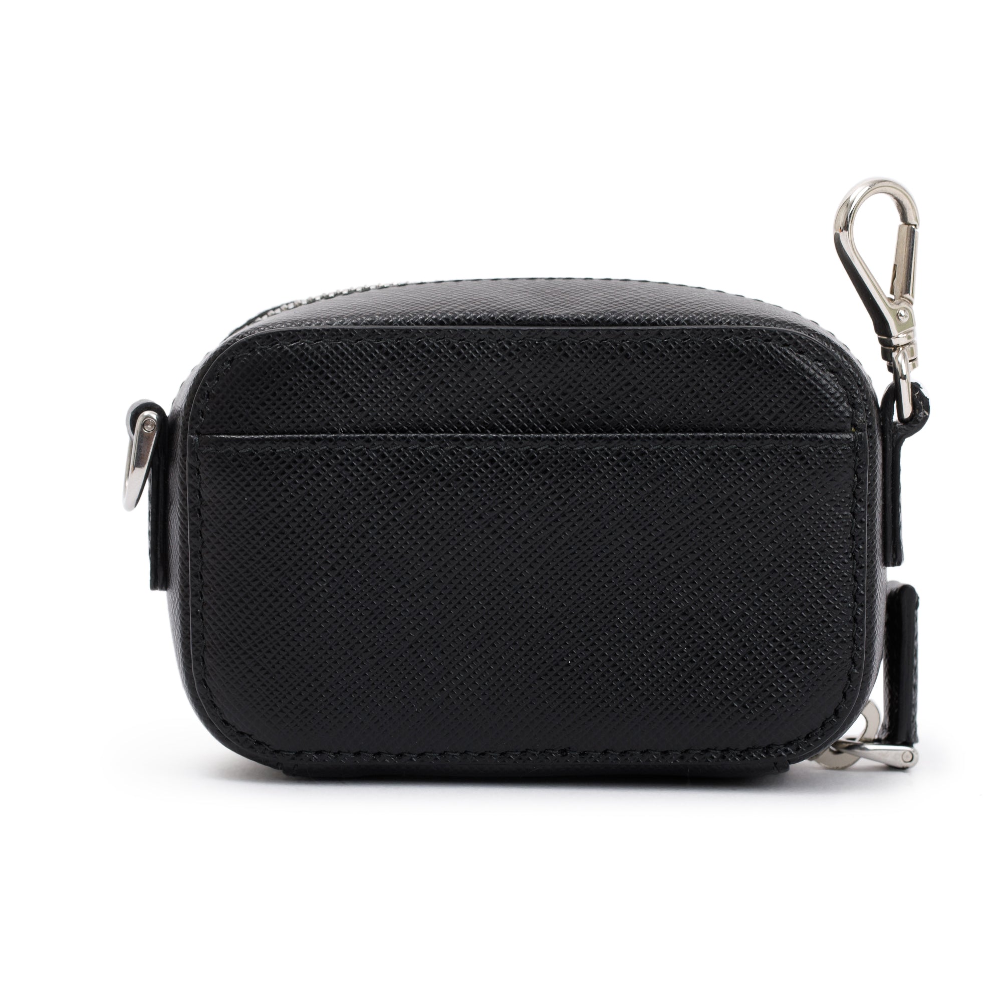 Prada Black Saffiano Leather Mini Pouch