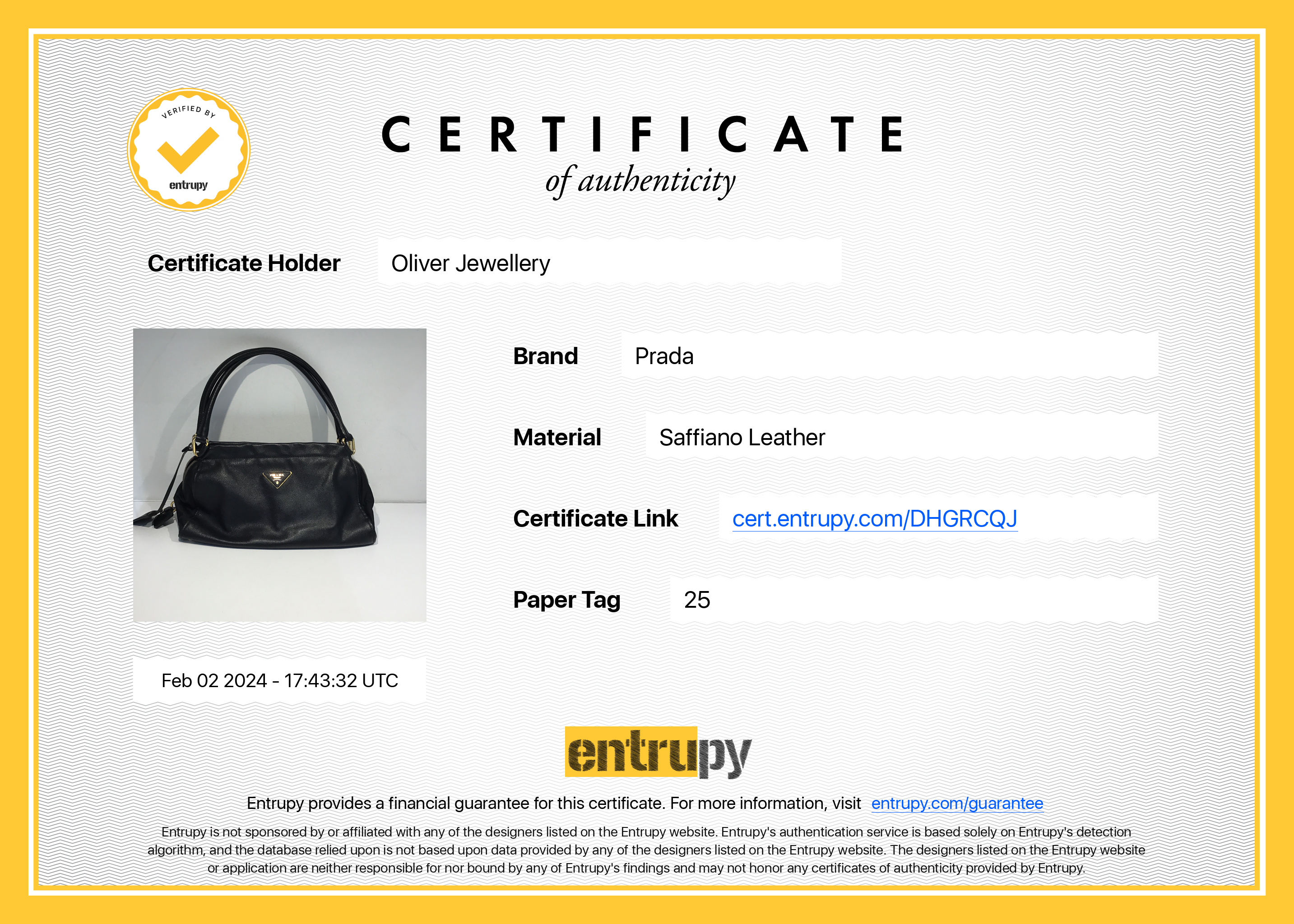 Prada Black Saffiano Leather & Tessuto Vernice Bauletto Frame Bag