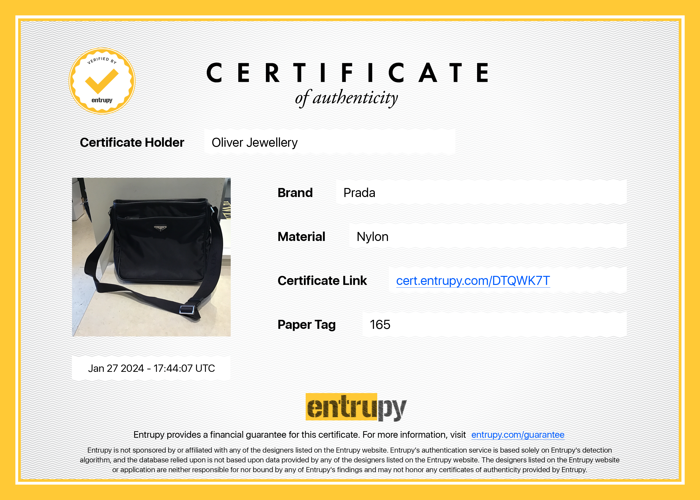 Prada Black Saffiano Leather-Trimmed Tessuto Nylon Messenger Bag